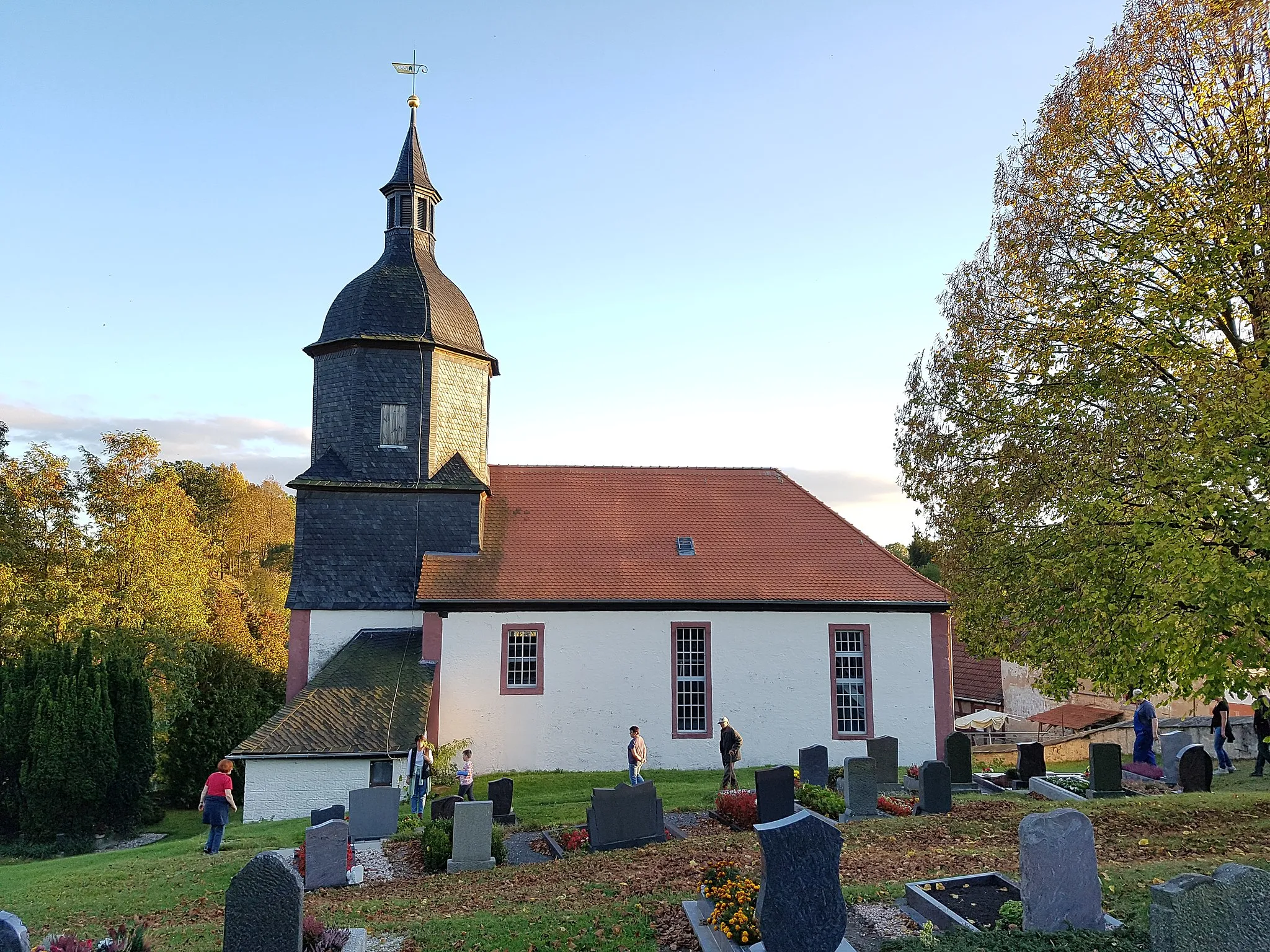 Photo showing: evang. Dorfkirche Lindenkreuz im Kreis Greiz (Thüringen)