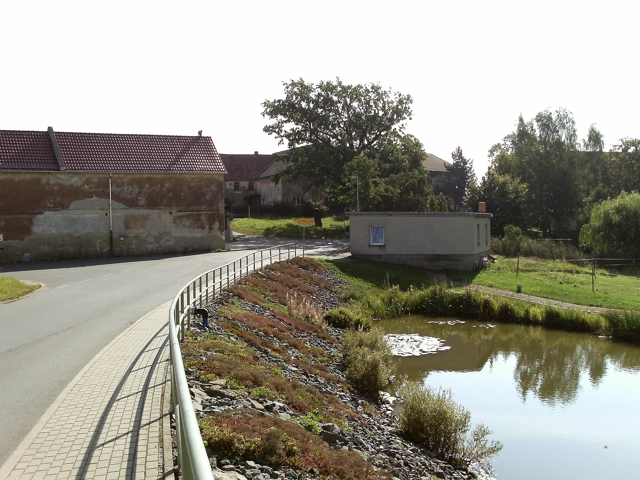 Photo showing: At the pond in Köckritz (Harth-Pöllnitz, Greiz district, Thuringia)