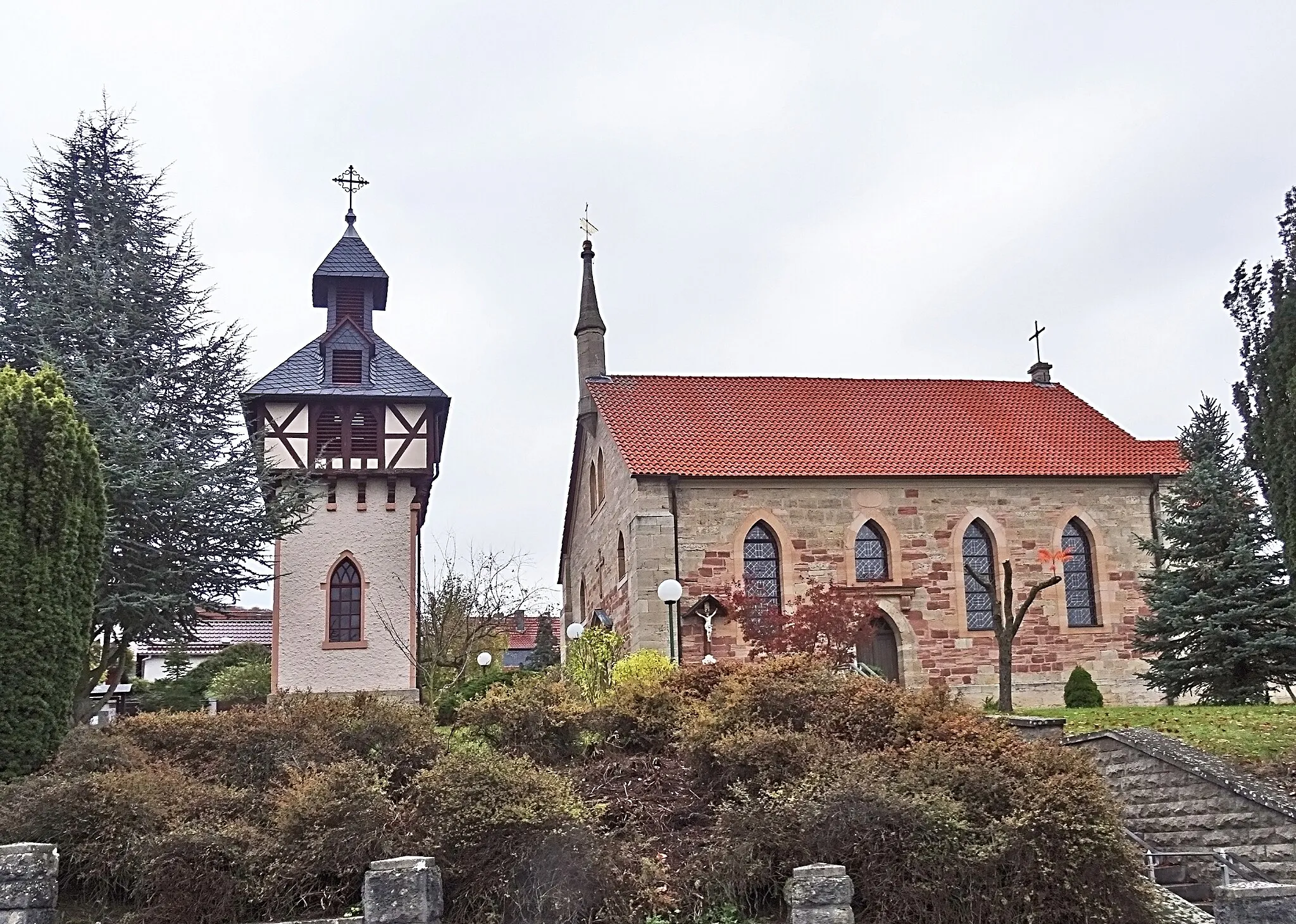 Photo showing: Dorfkirche St. Martin (Kella) von Südosten