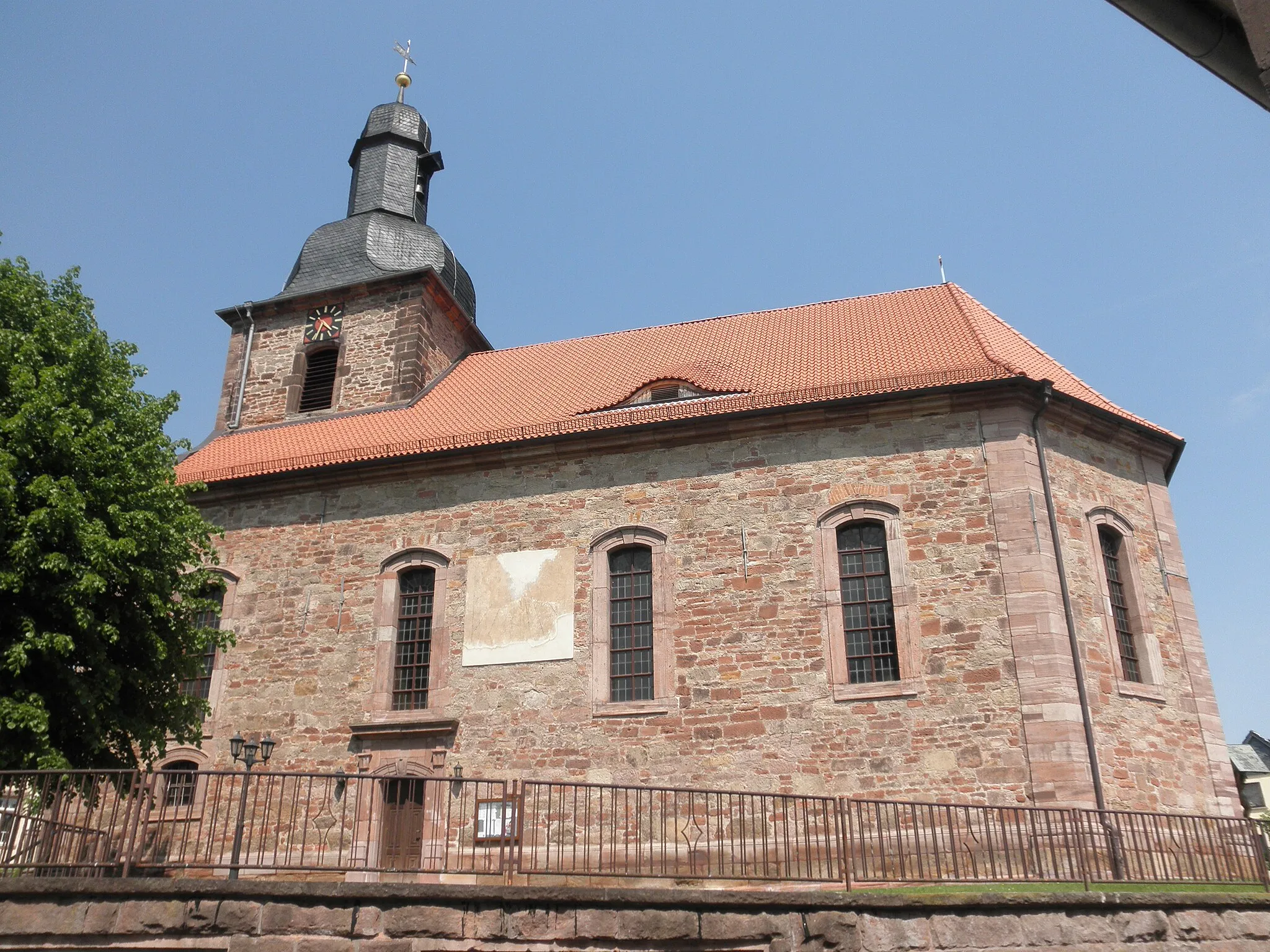 Photo showing: Church in Reinholterode in Thuringia