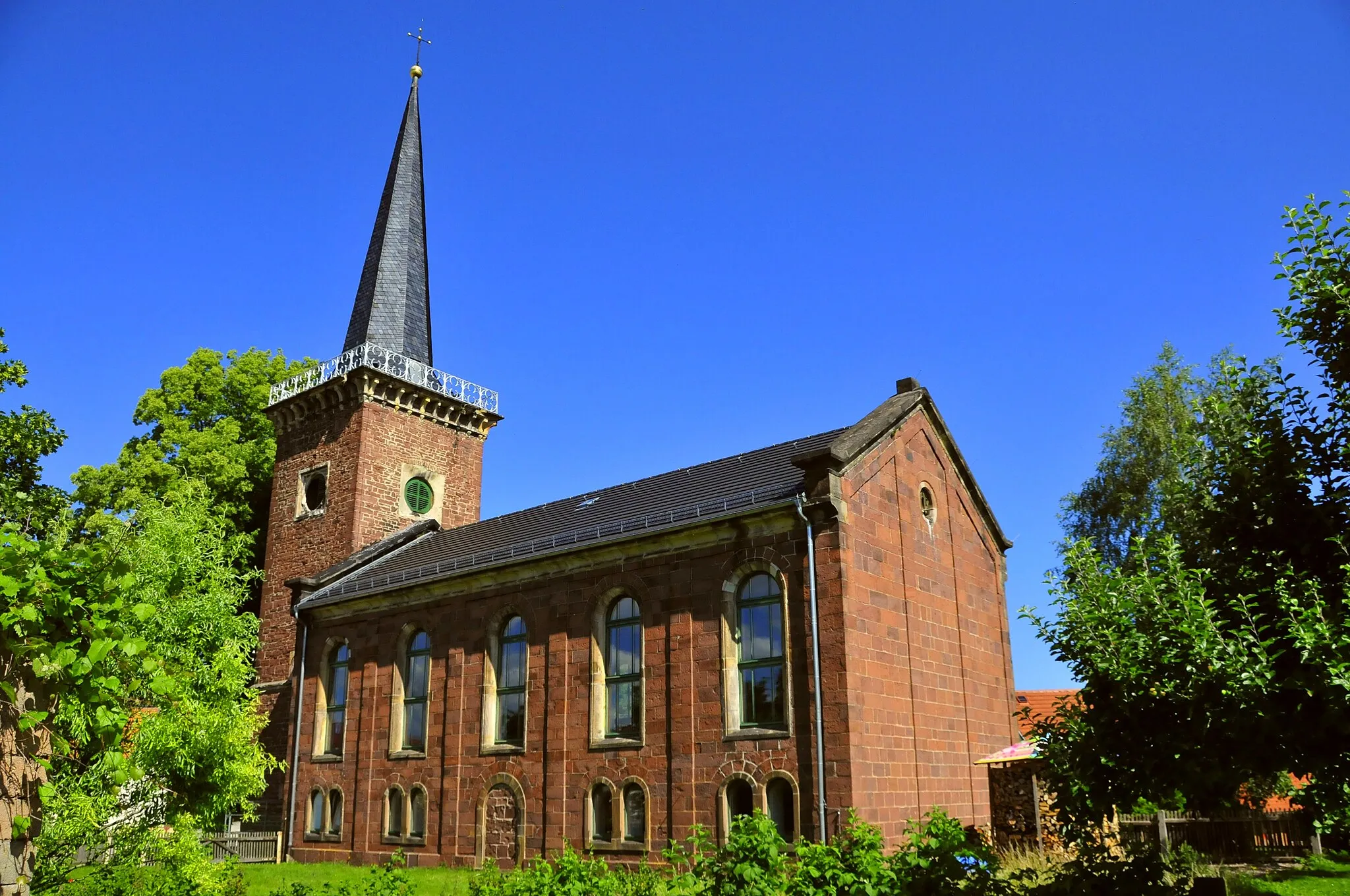 Photo showing: Church in Herrenhof (Thuringia)