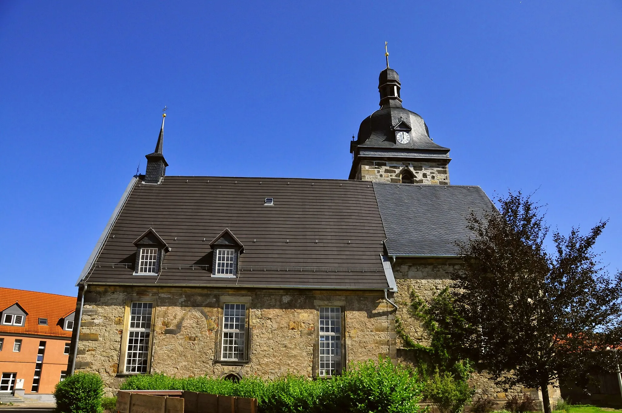 Photo showing: Church in Hohenkirchen (Thuringia)