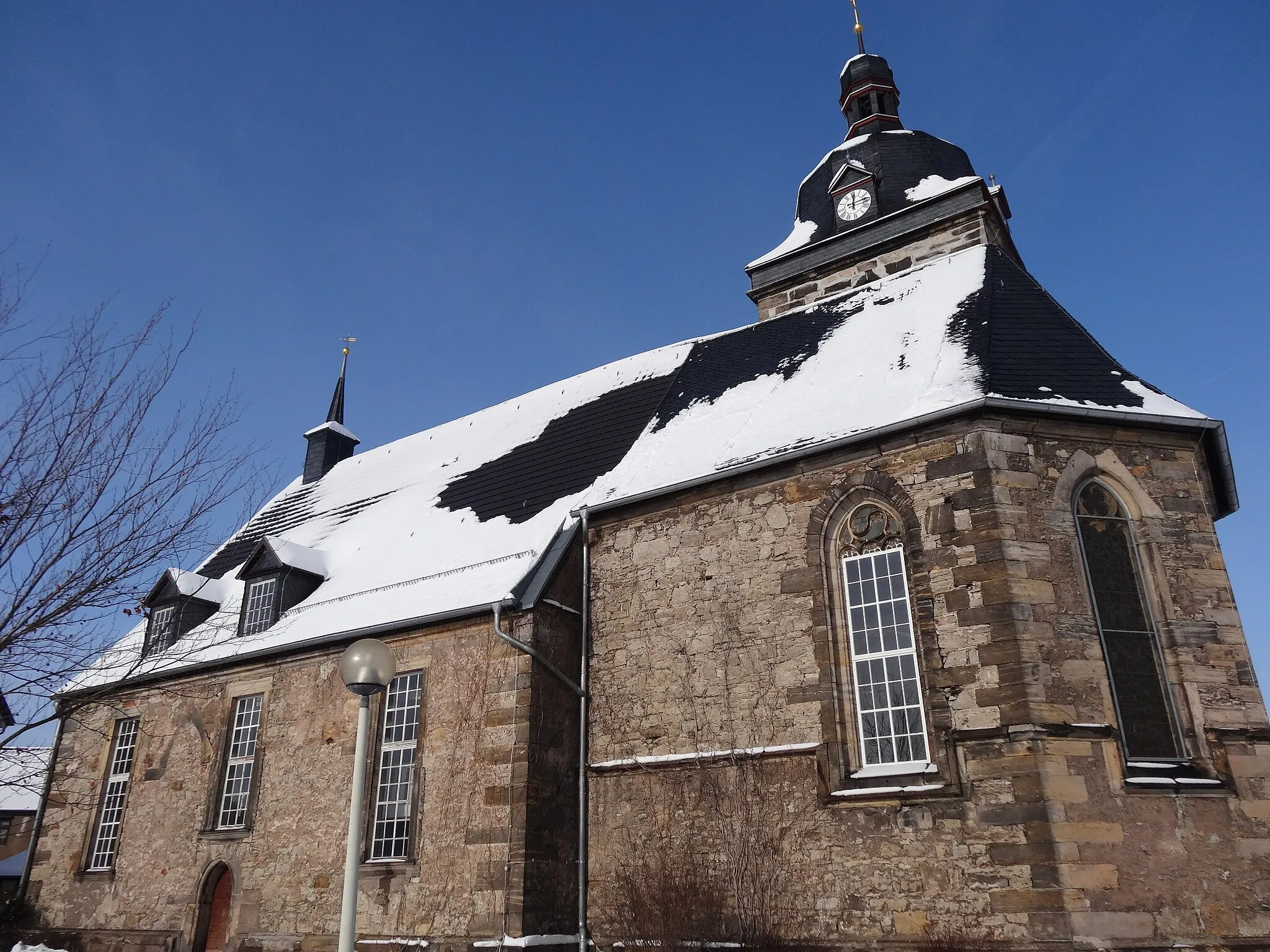 Photo showing: Church in Hohenkirchen, Thuringia, Germany