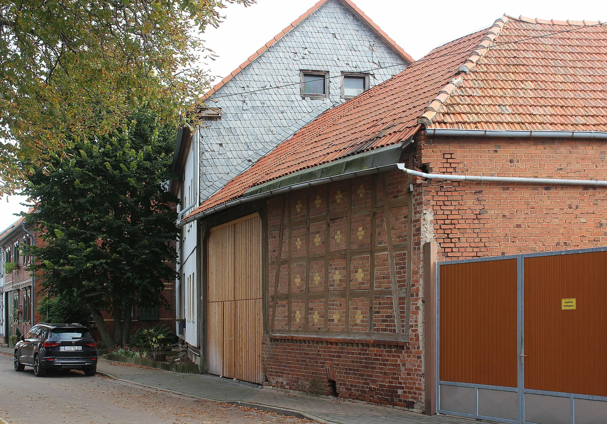 Photo showing: Dachwig, farmhouse 17 Kirchstraße