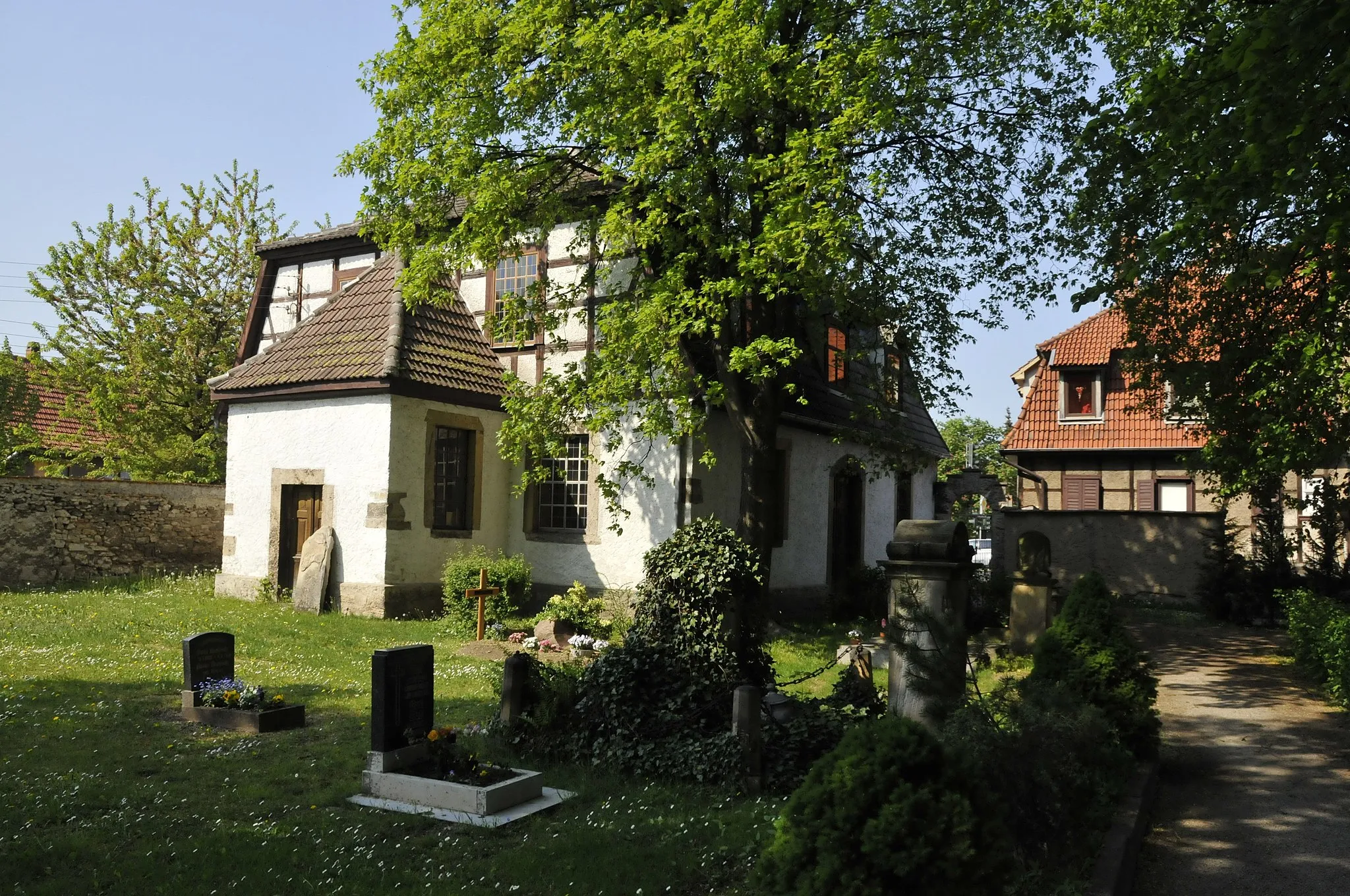 Photo showing: Gottesackerkirche in Gräfentonna