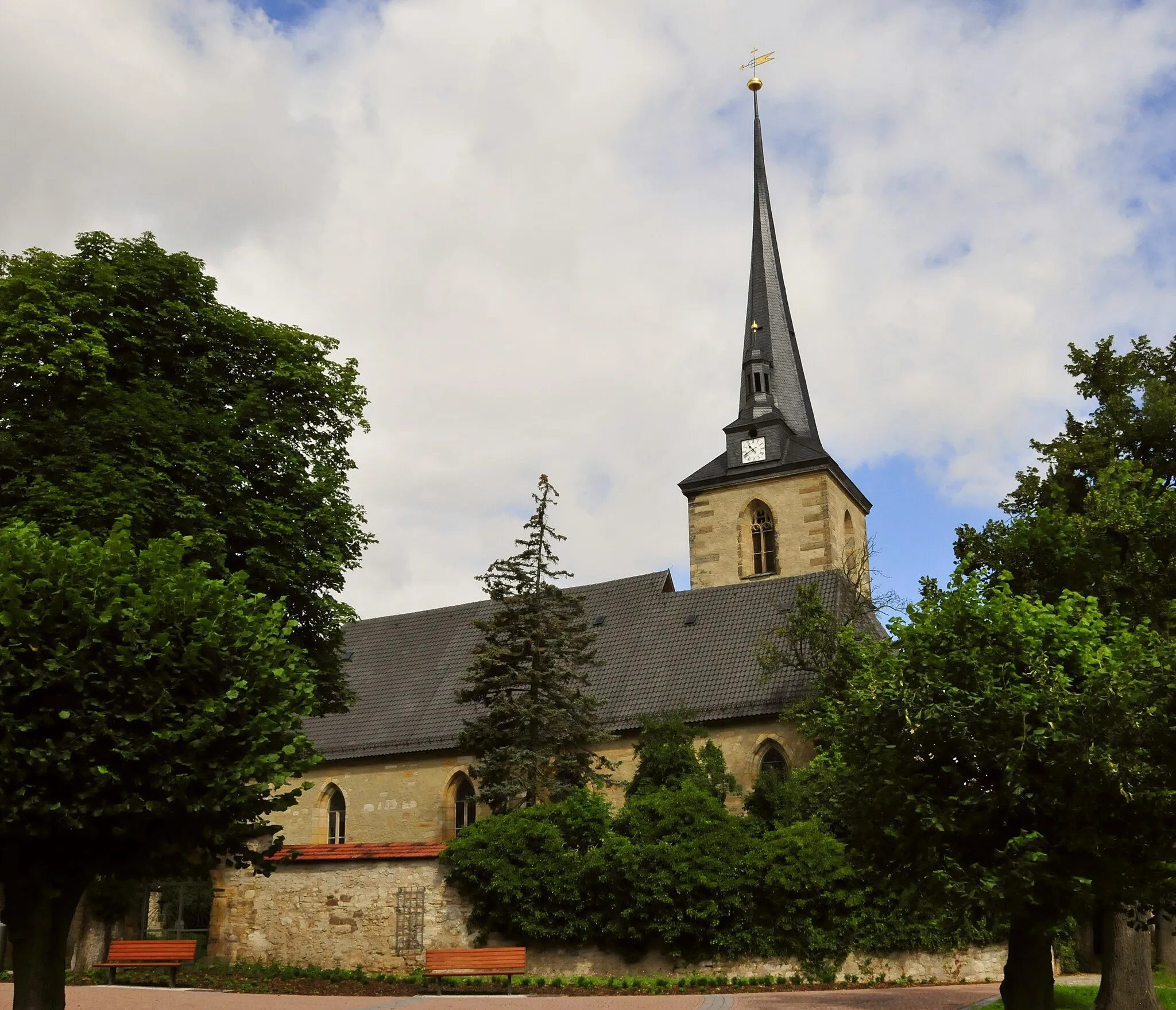 Photo showing: Goldbach, Kirche St. Peter