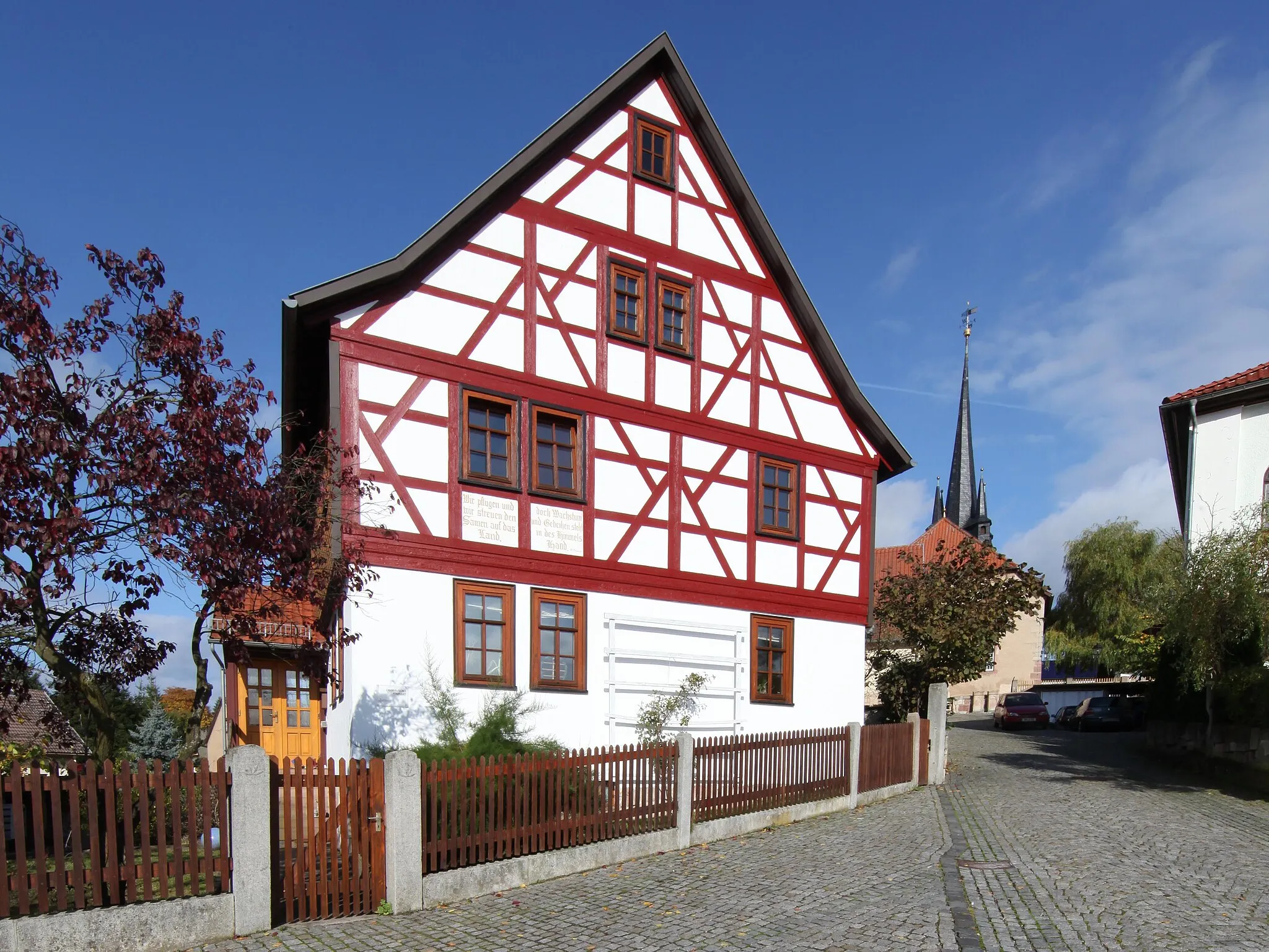 Photo showing: Fambach-Pfarrhaus