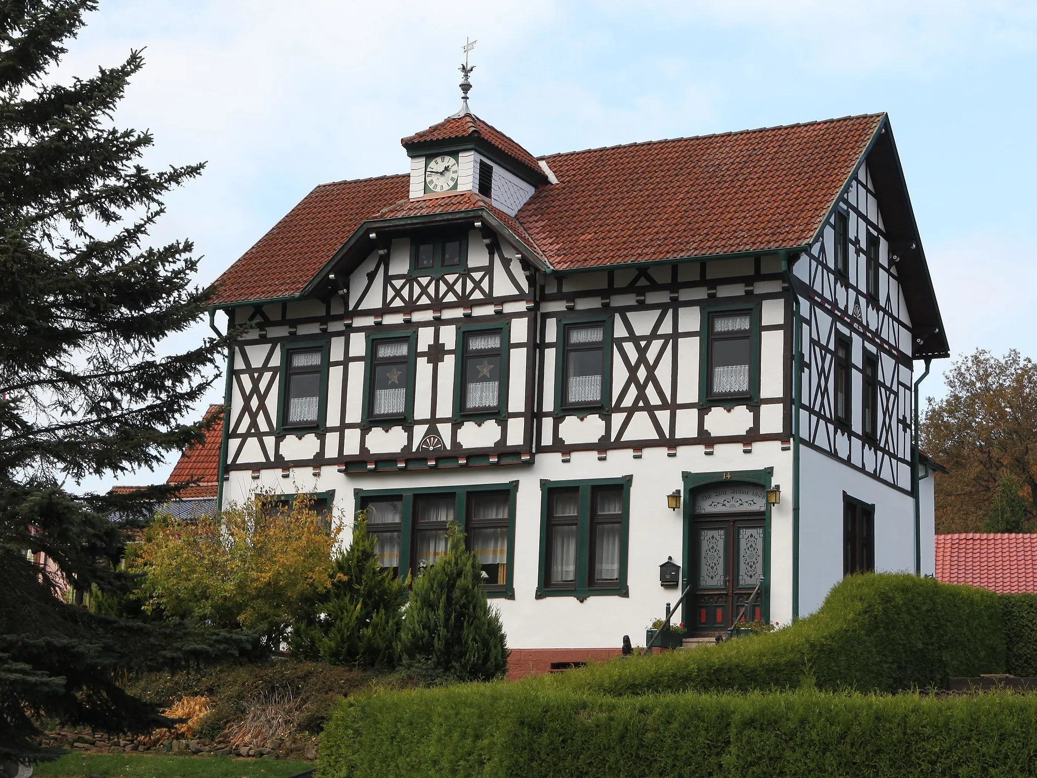 Photo showing: Georgenzell ehemalige Schule