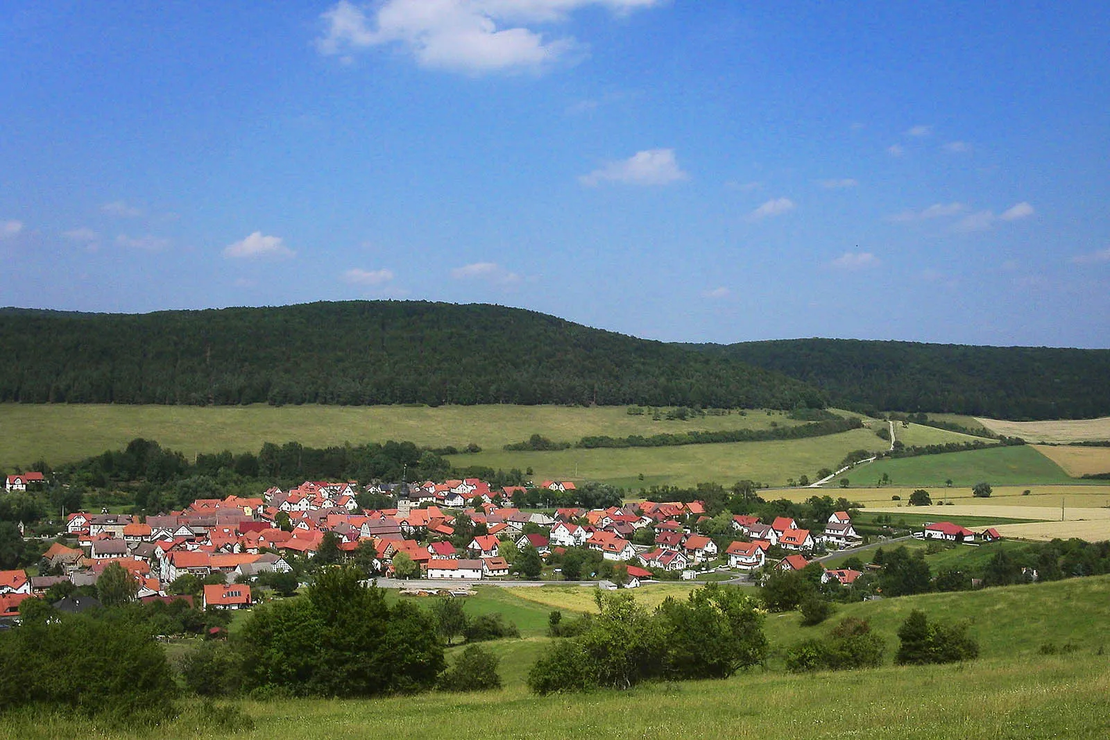 Photo showing: Ansicht von Neubrunn in Thüringen