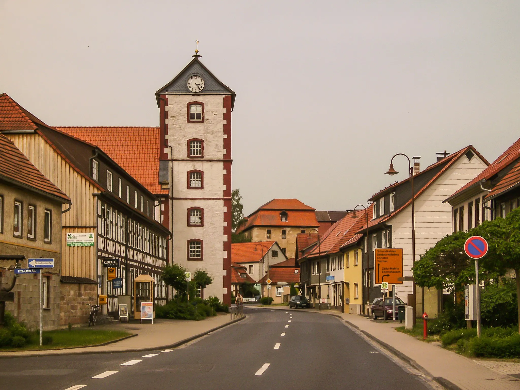Photo showing: Schwarza, church