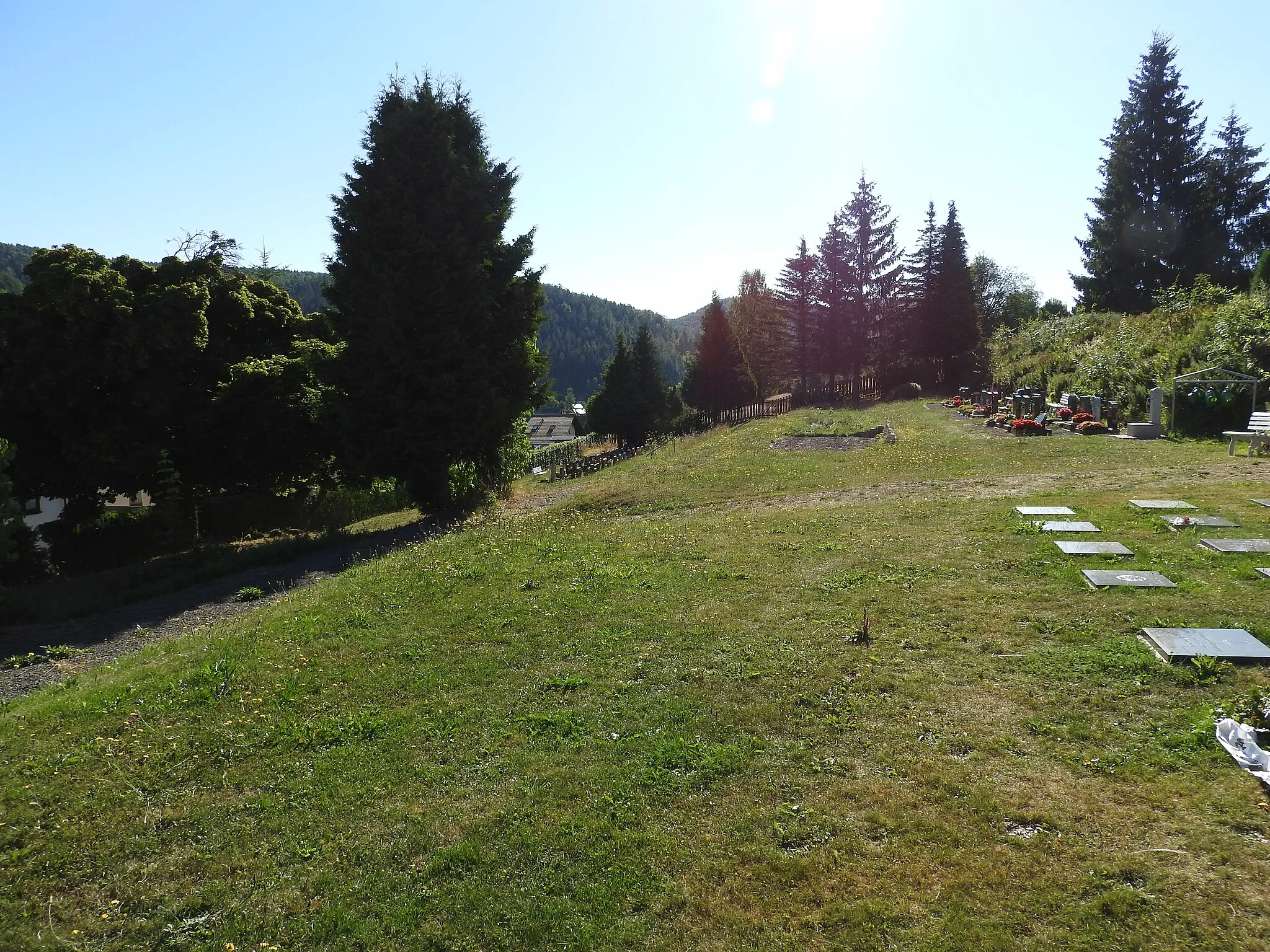 Photo showing: Friedhof Rotterode in Thüringen