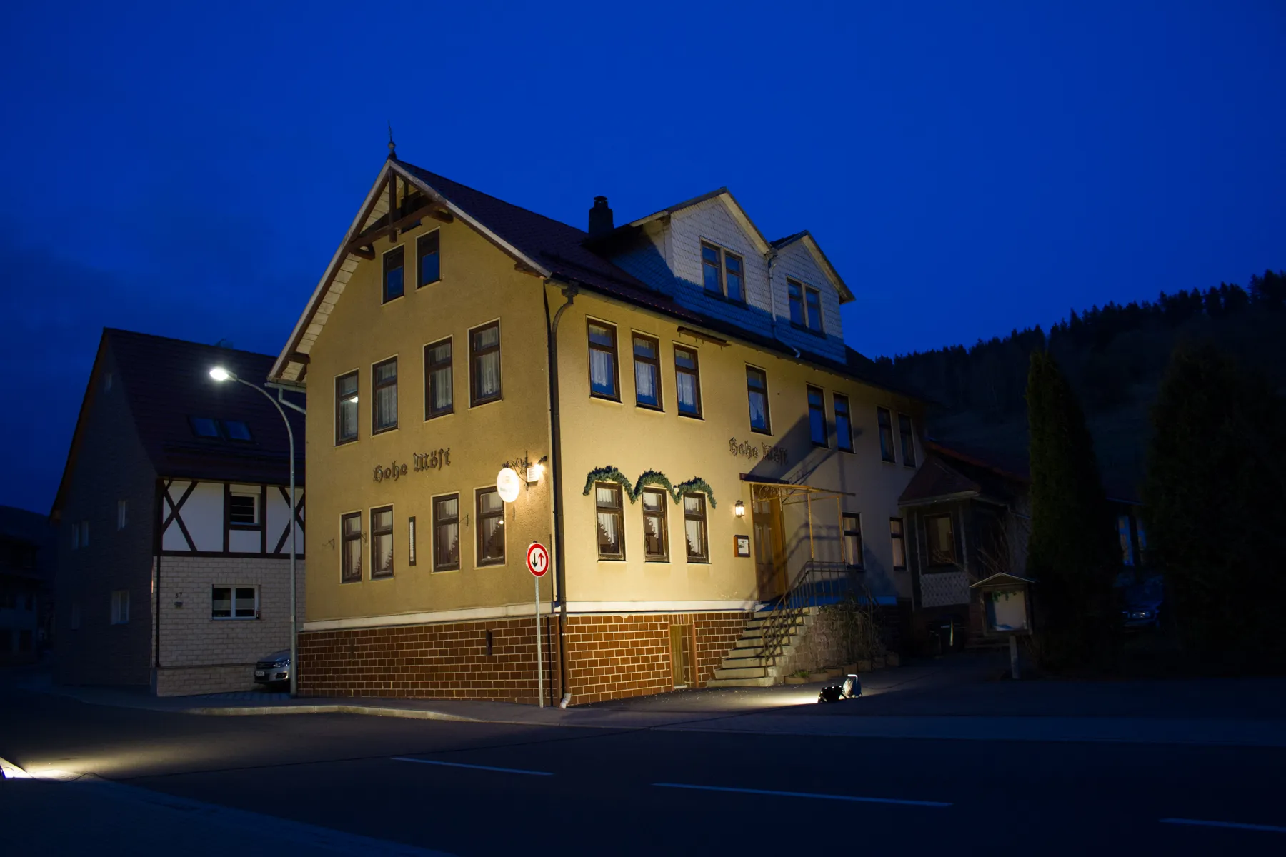 Photo showing: Restaurant of traditionally, Hohe Möst