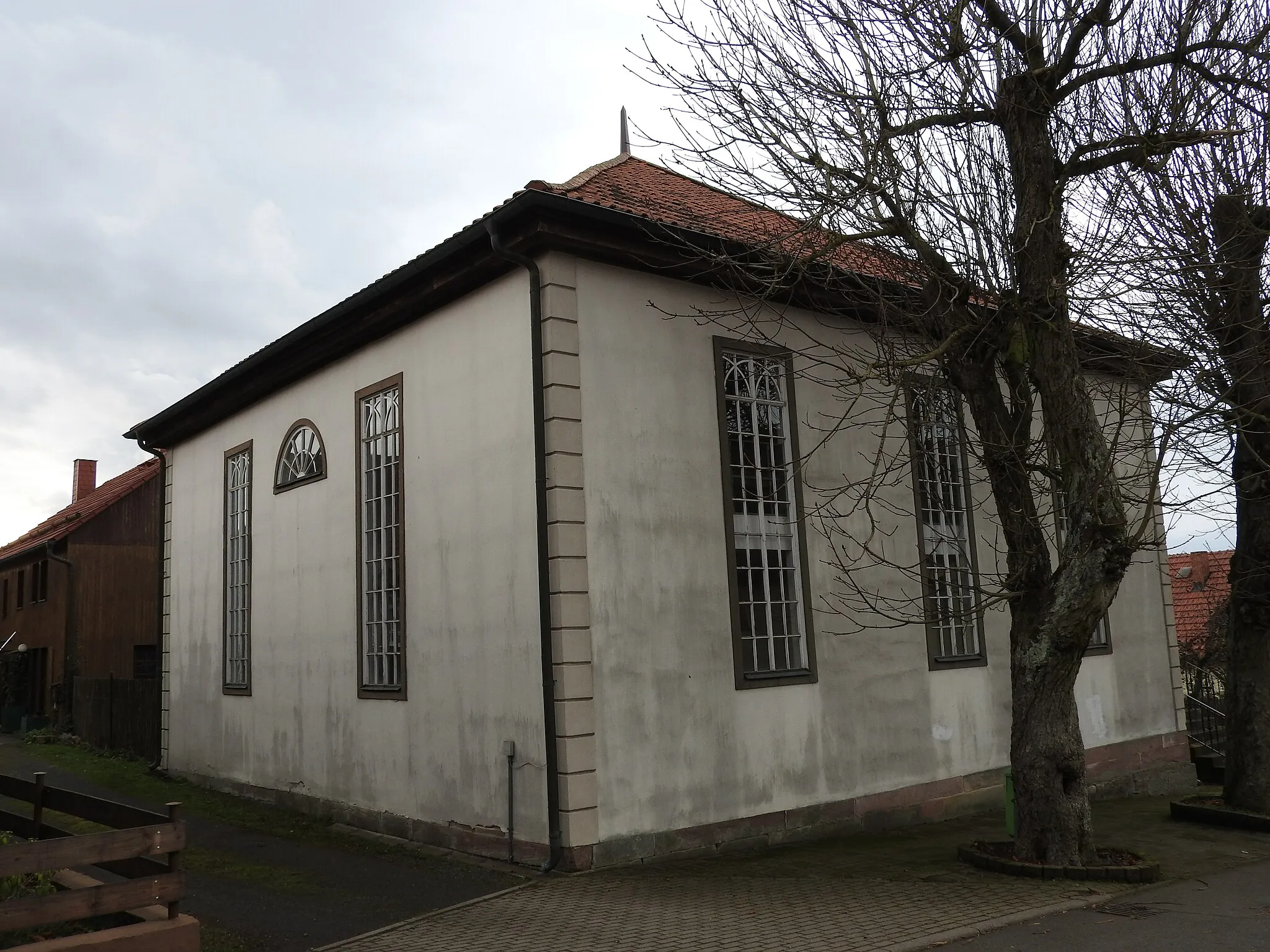 Photo showing: Ehemalige Synagoge in Aschenhausen, Thüringen