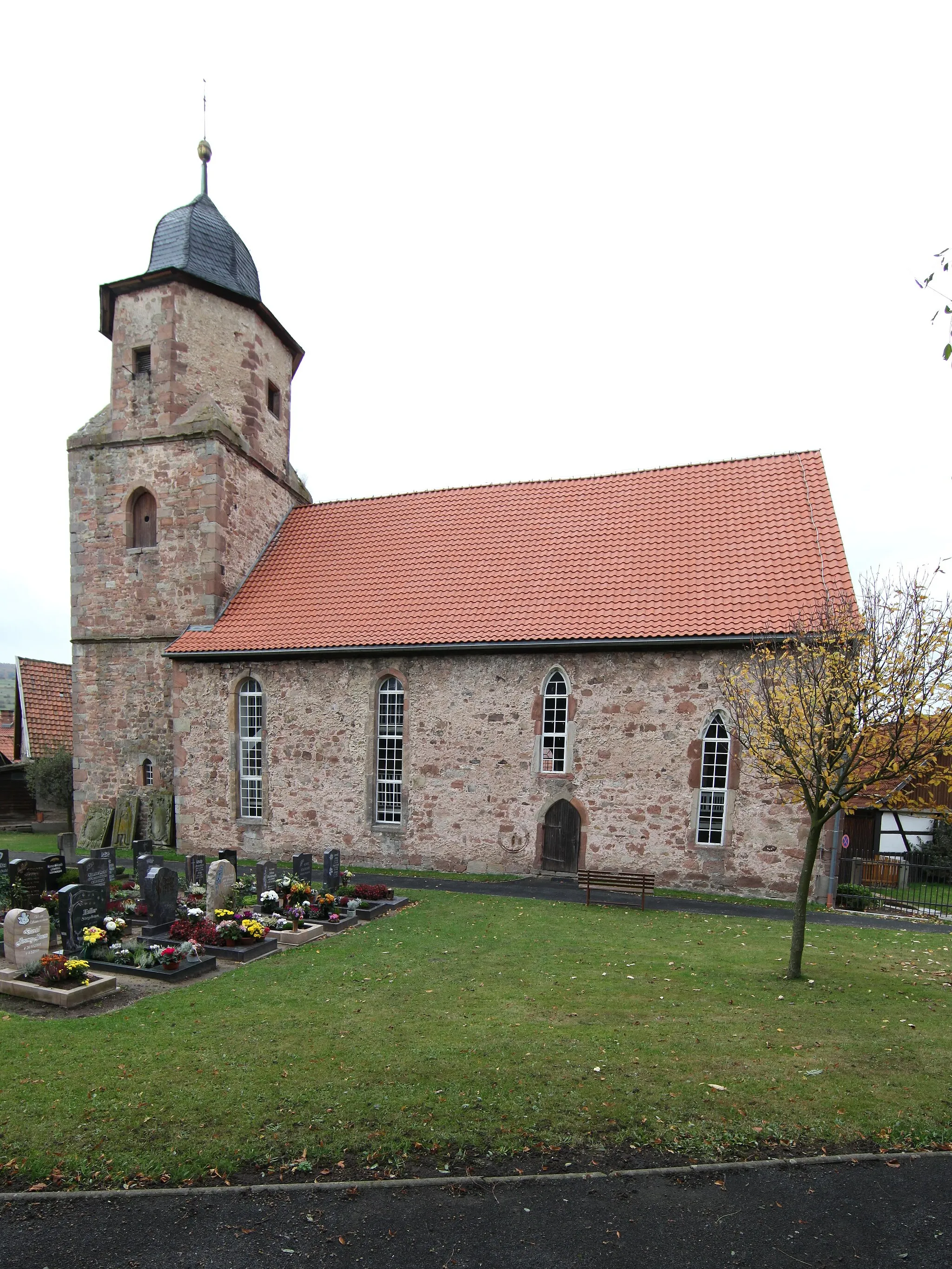 Photo showing: Friedelshausen-Ev-Kirche