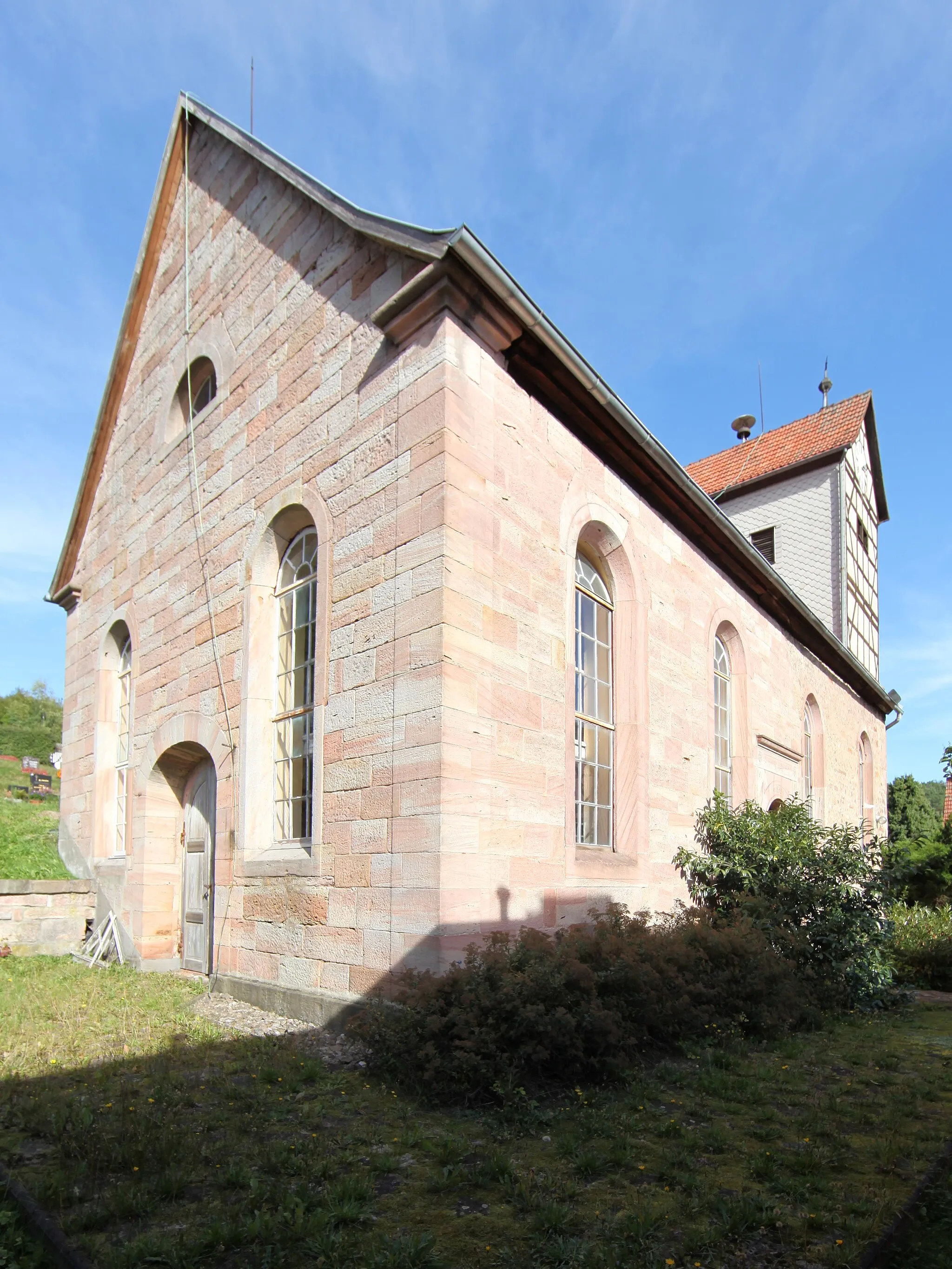 Photo showing: Wahns-Ev-Kirche