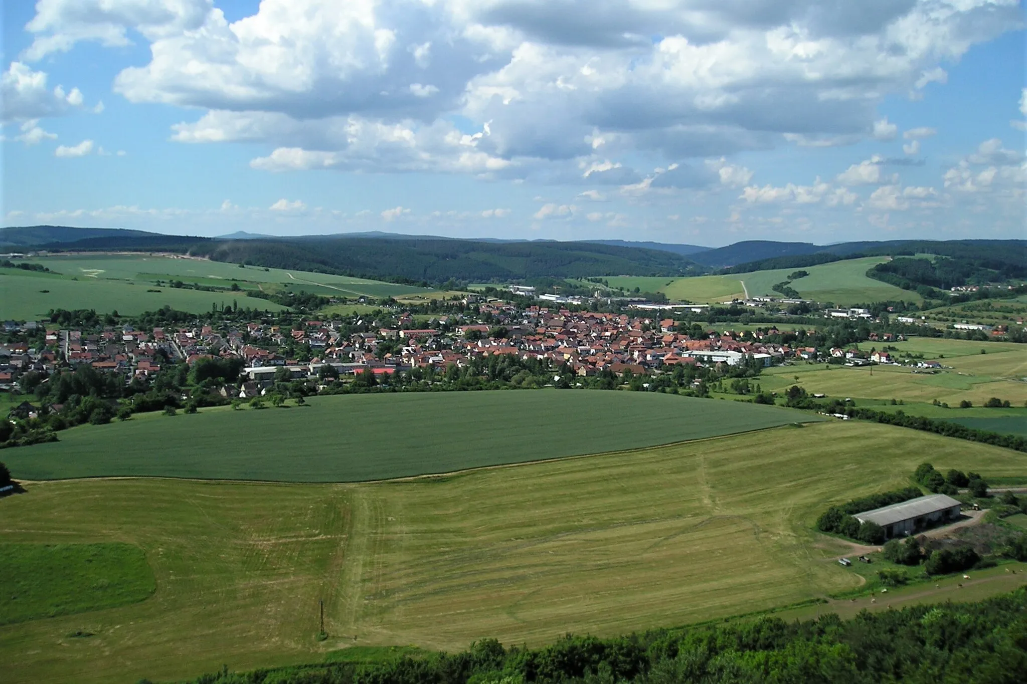 Photo showing: Blick auf Walldorf (Werra)