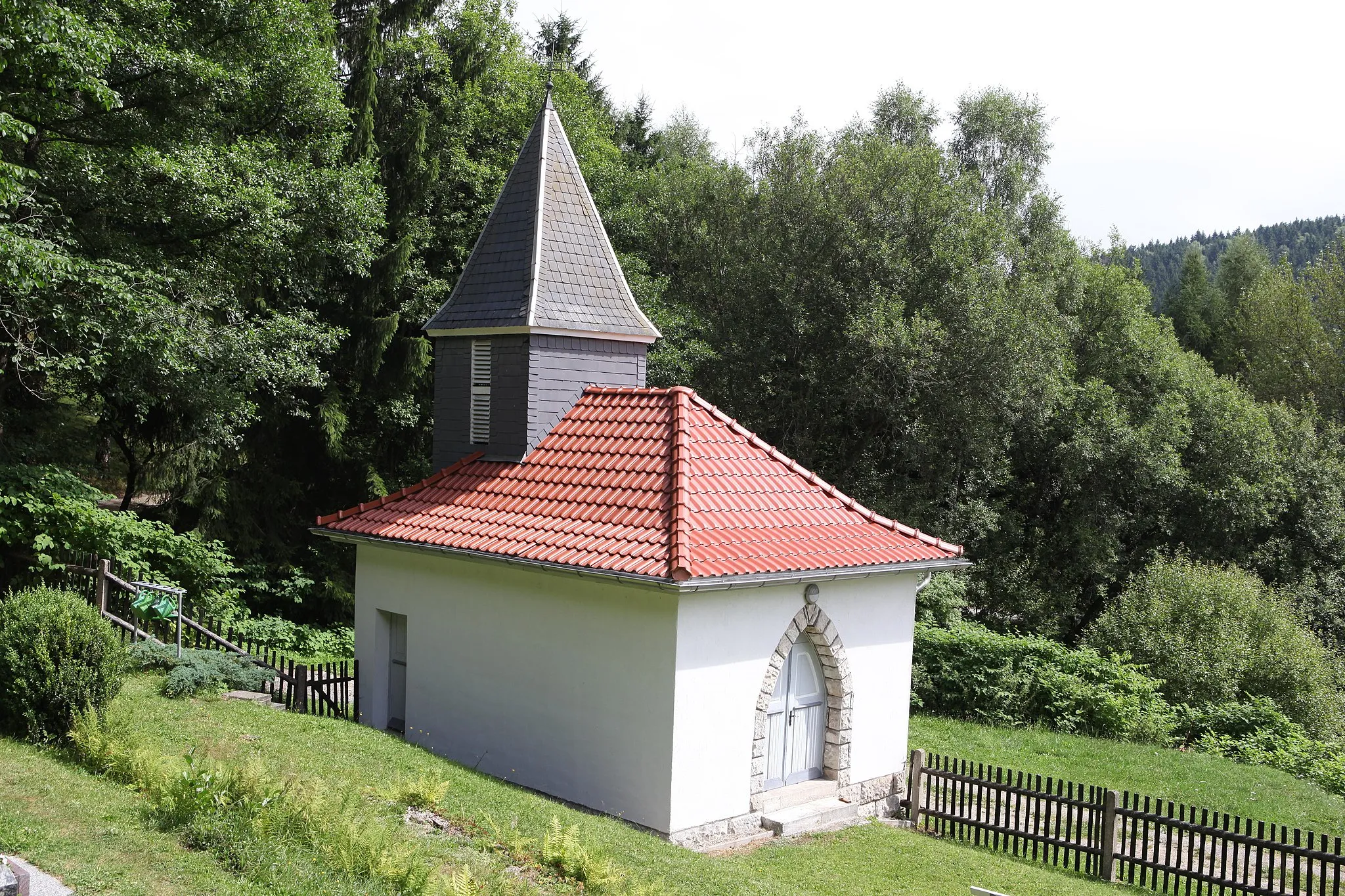 Photo showing: Bergkapelle, Friedhof  in Einsiedel