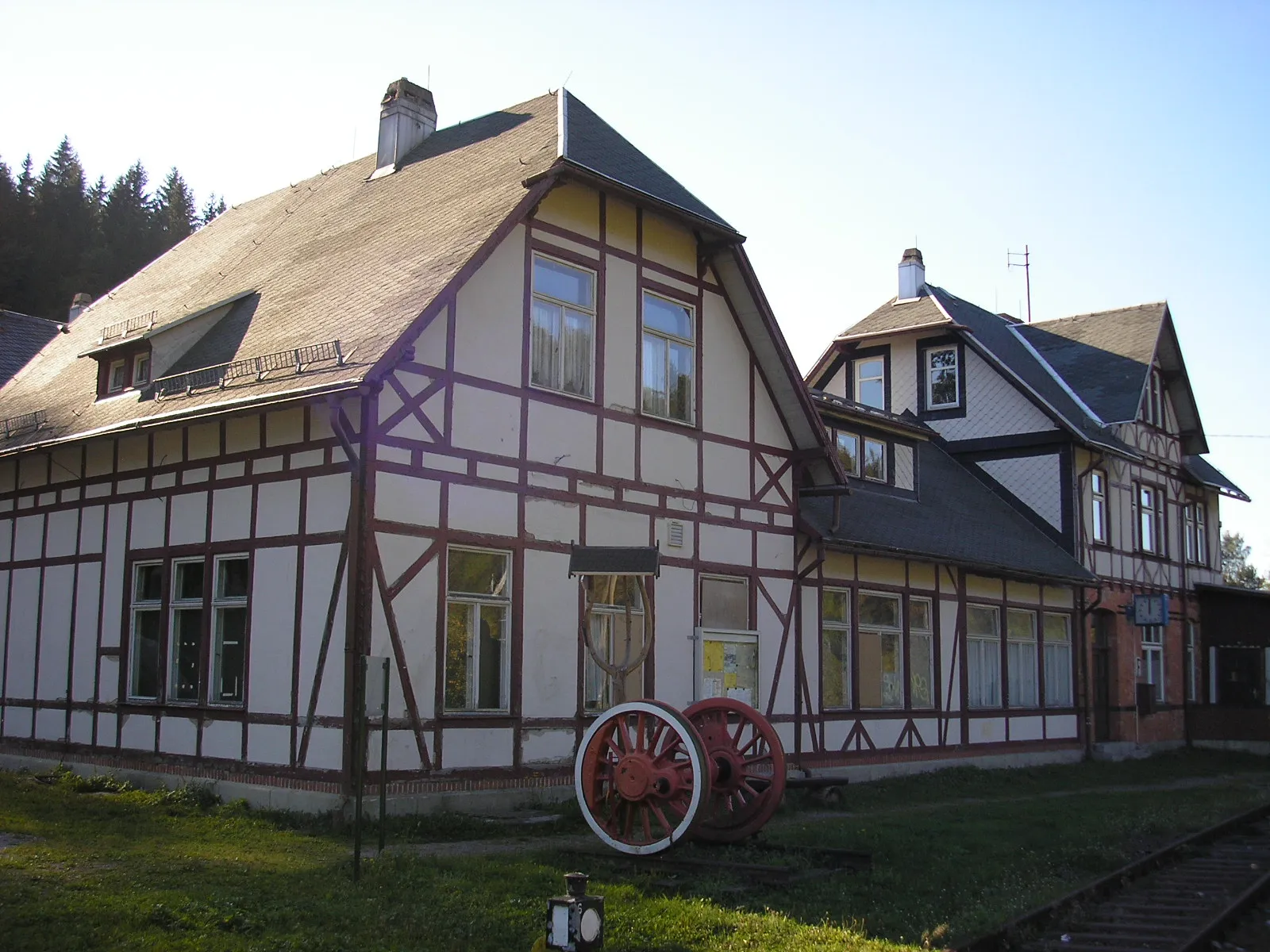 Photo showing: Bahnhof von Stützerbach (Thüringen).