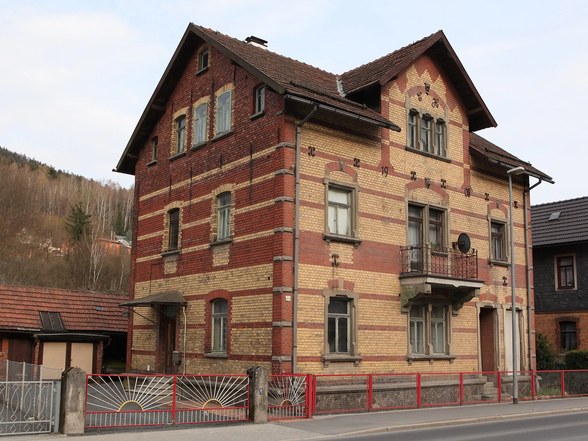 Photo showing: Wohnhaus in Hüttensteinach, OT von Sonneberg, in Thüringen