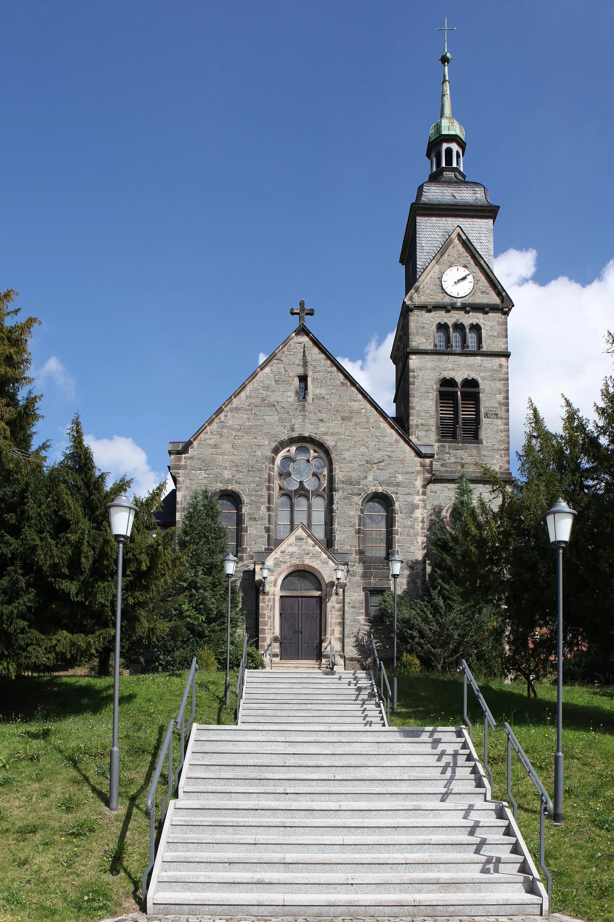 Photo showing: Ev.-luth. Kirche St. Michael in Steinbach, OT von Sonneberg, in Thüringen