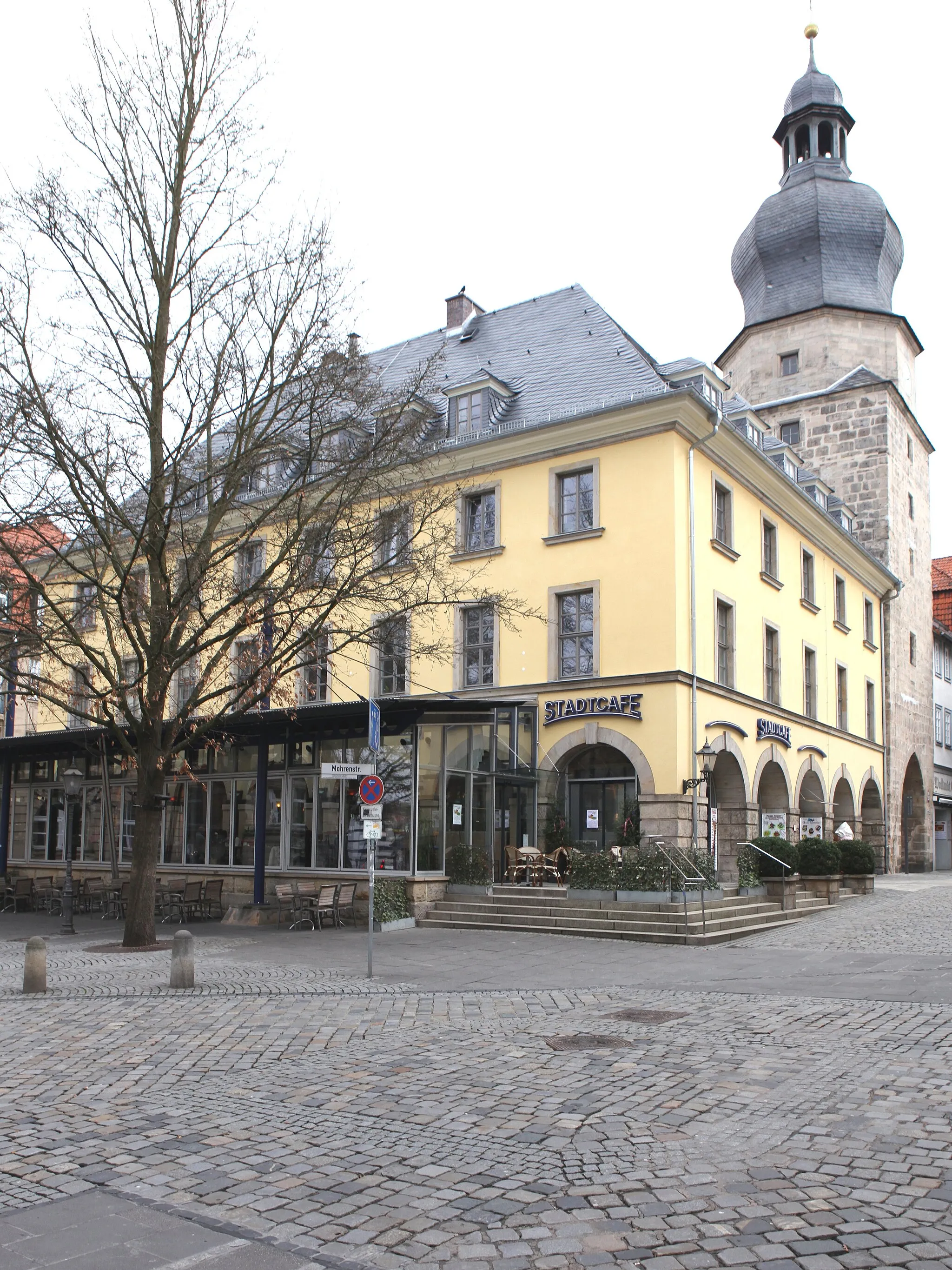 Photo showing: Coburg Steinweg 1, Gräfsblock