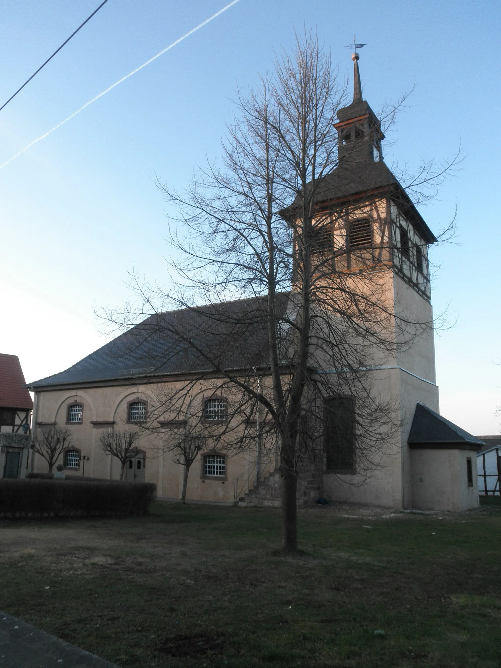 Photo showing: Church in Uthleben in Thuringia