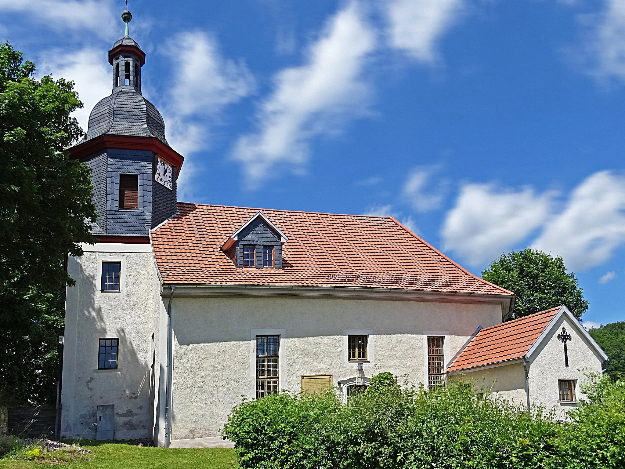 Photo showing: die Barockkirche Seebach wurde 1736 vom Apotheker und Medicus Johannes Dicel gestiftet