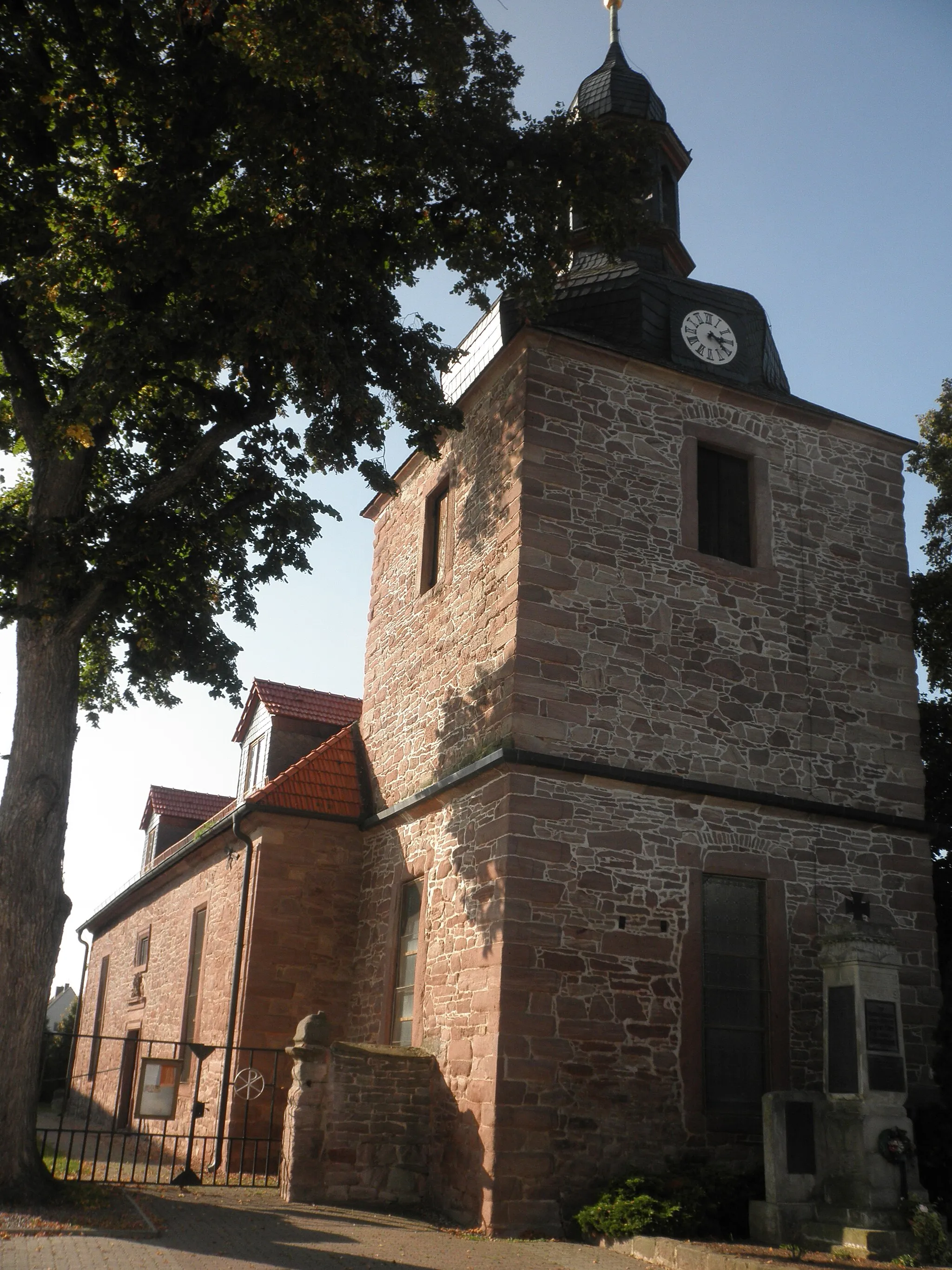 Photo showing: Church in Ichstedt in Thuringia