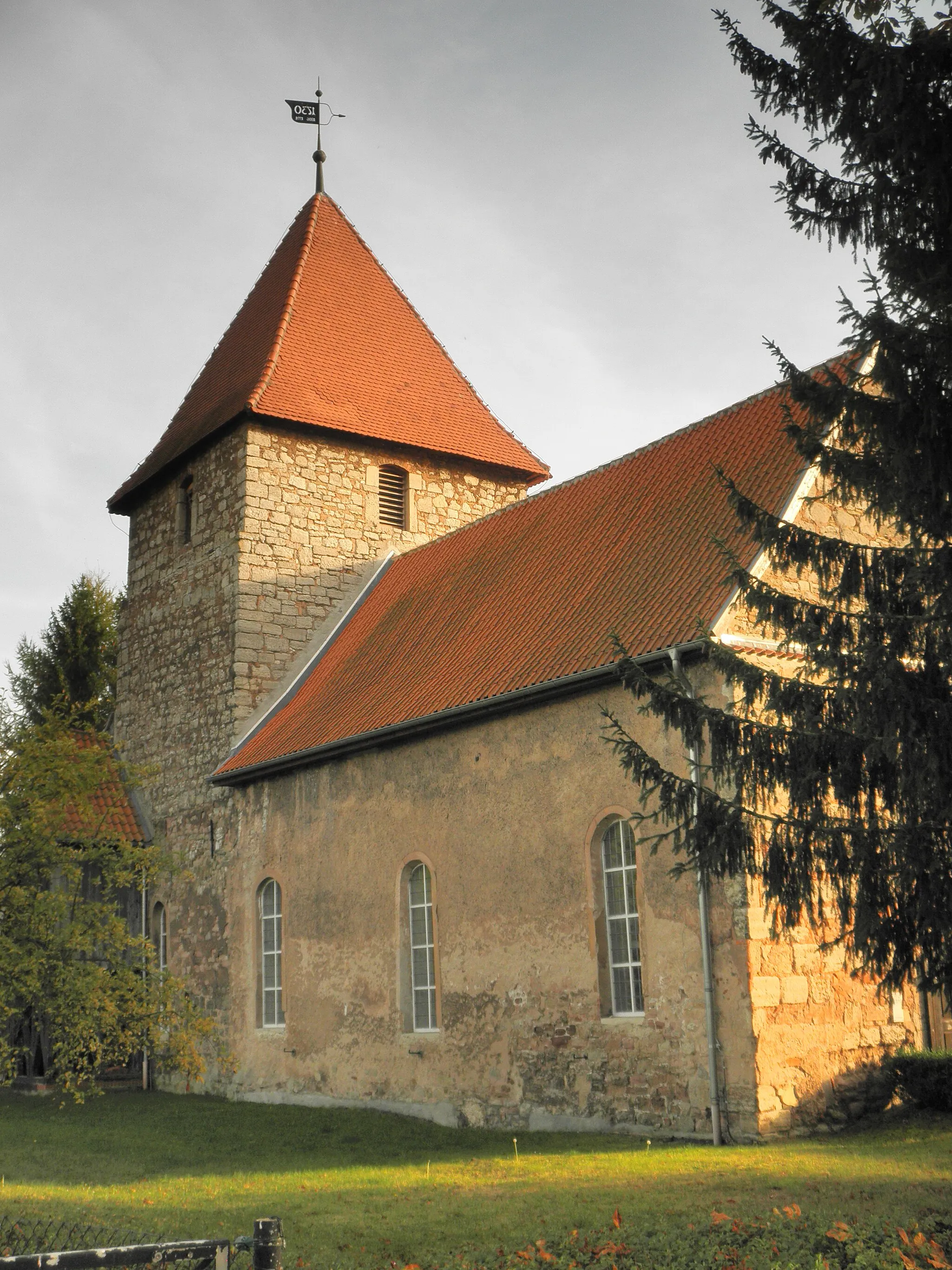 Photo showing: Church in Kleinfurra (Sondershausen) in Thuringia