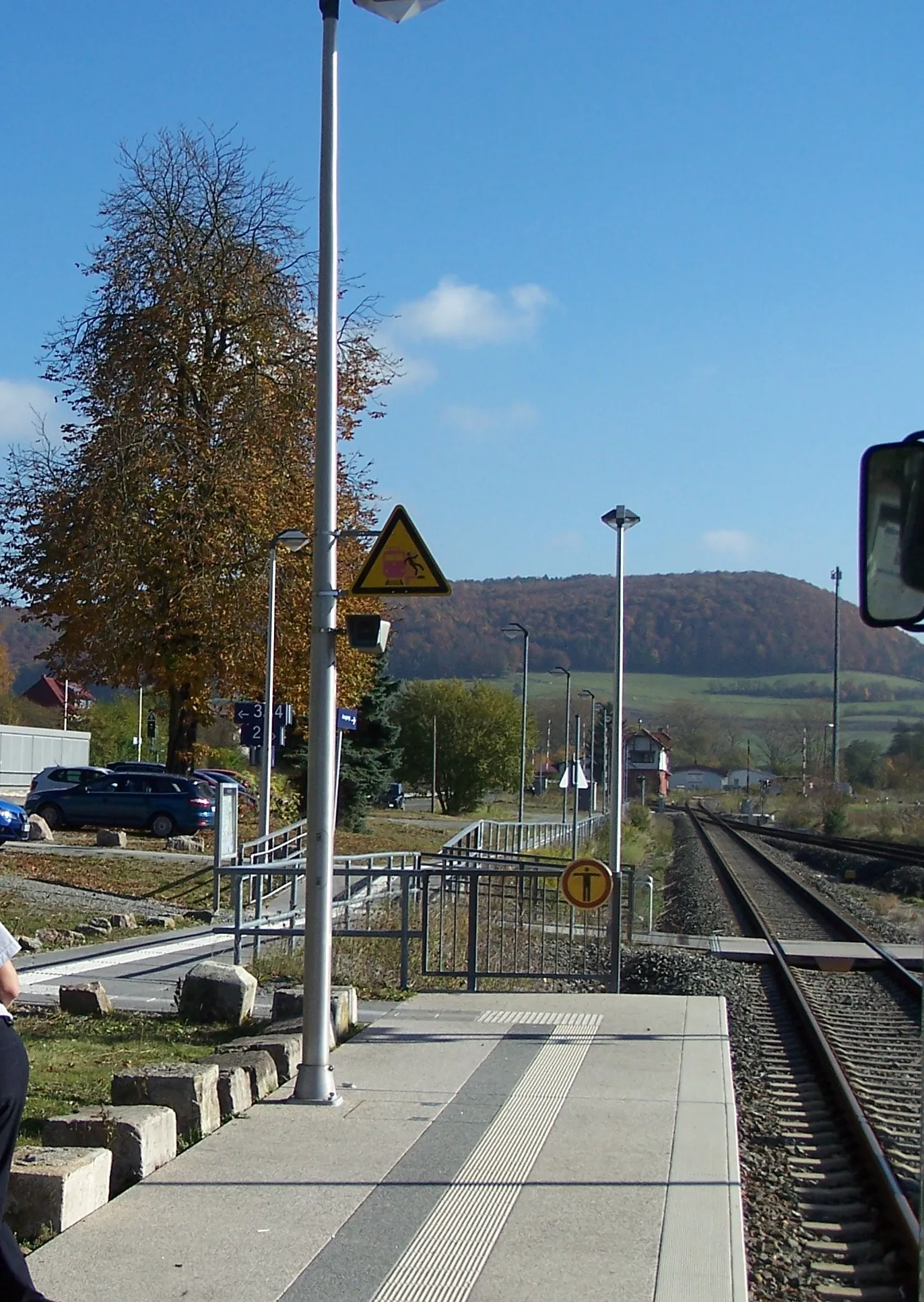 Photo showing: Ansichten und Details zum Bahnknoten Grimmenthal bei Meiningen.