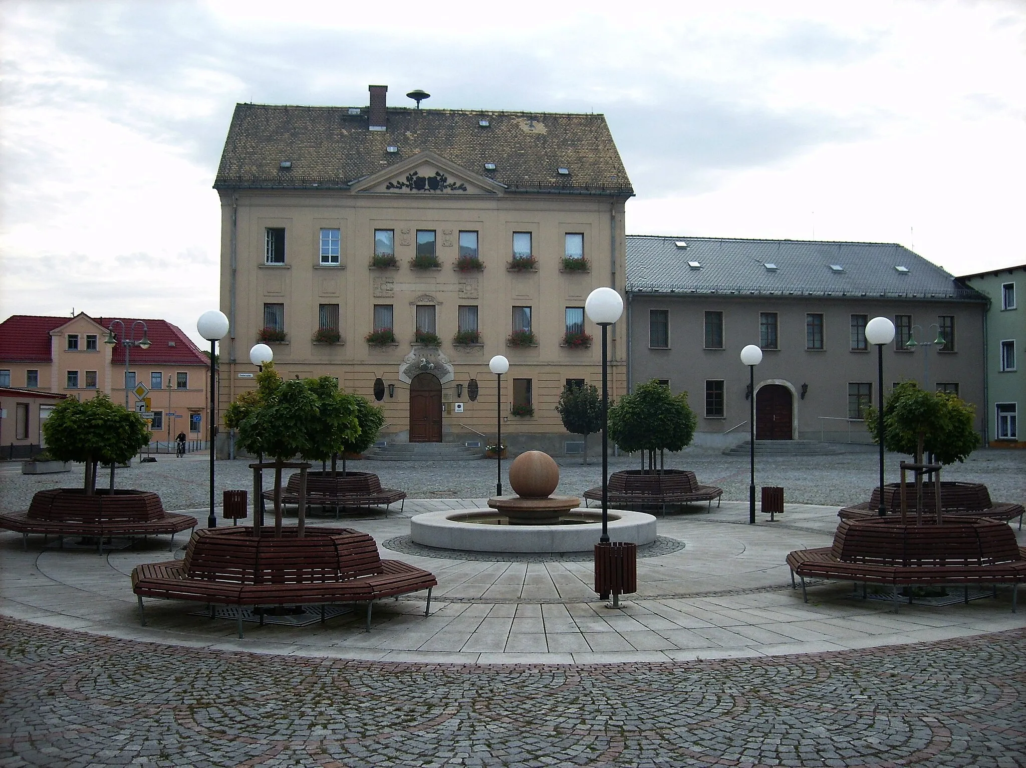 Photo showing: Town hall of Gössnitz (district of Altenburger land, Thuringia)