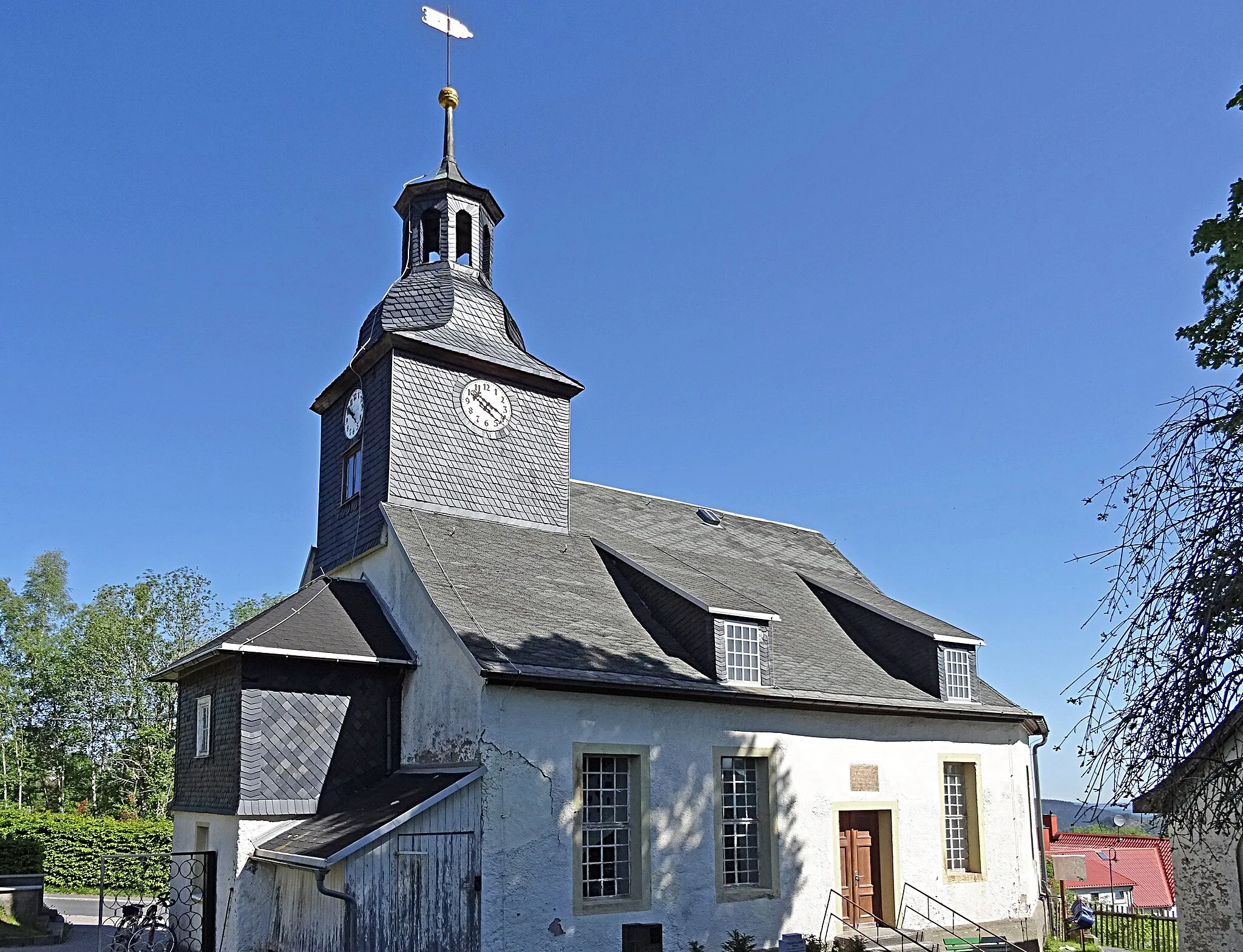 Photo showing: Bergkirche Gehlberg von Süden