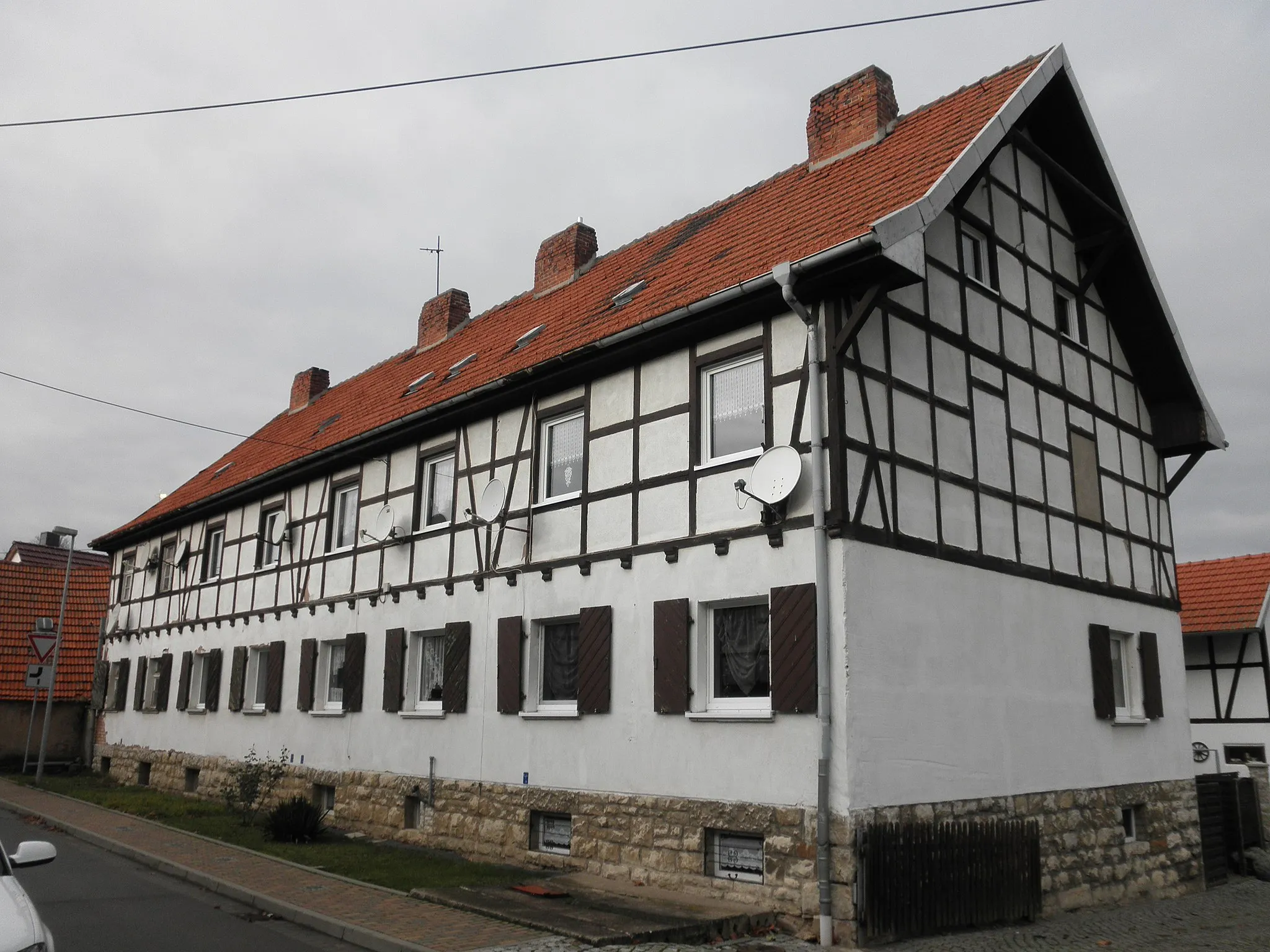 Photo showing: Timbered House in Freienbessingen in Thuringia
