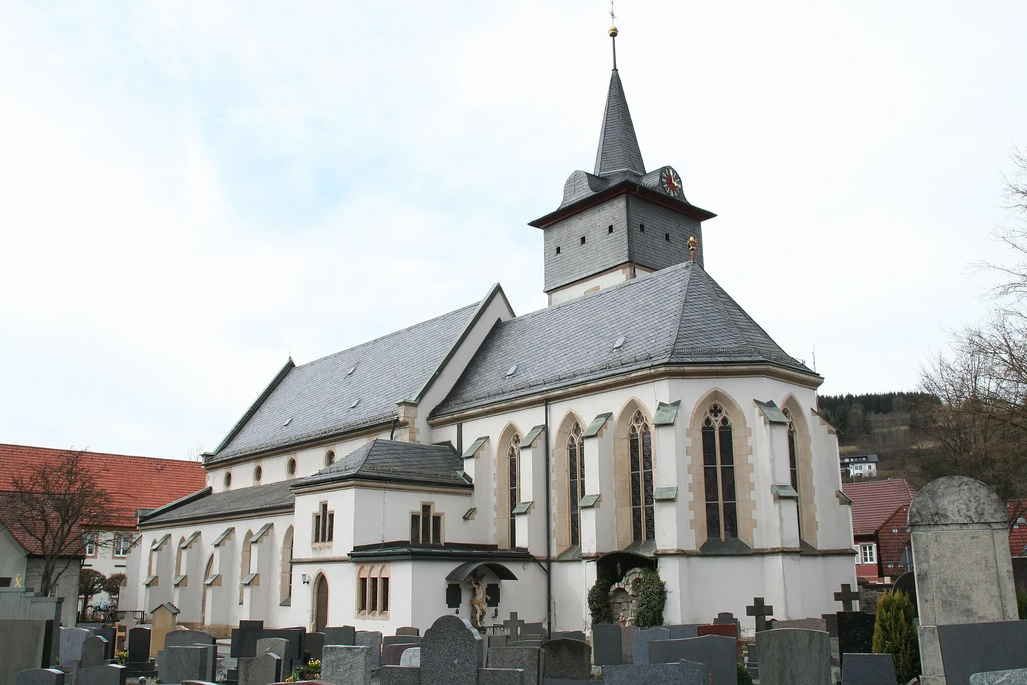 Photo showing: Steinwiesen im Landkreis Kronach, Katholische Kirche St. Marien