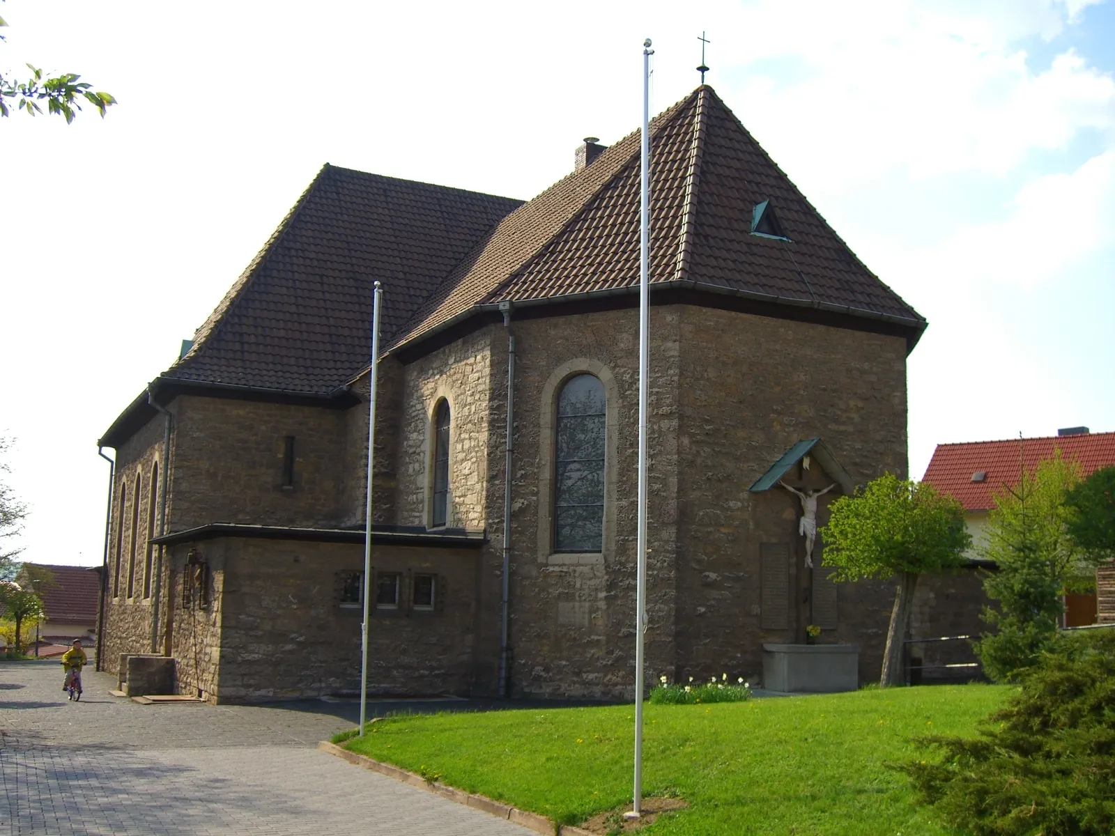 Photo showing: katholische "St. Stephanus" Kirche in Gernrode (Eichsfeld)