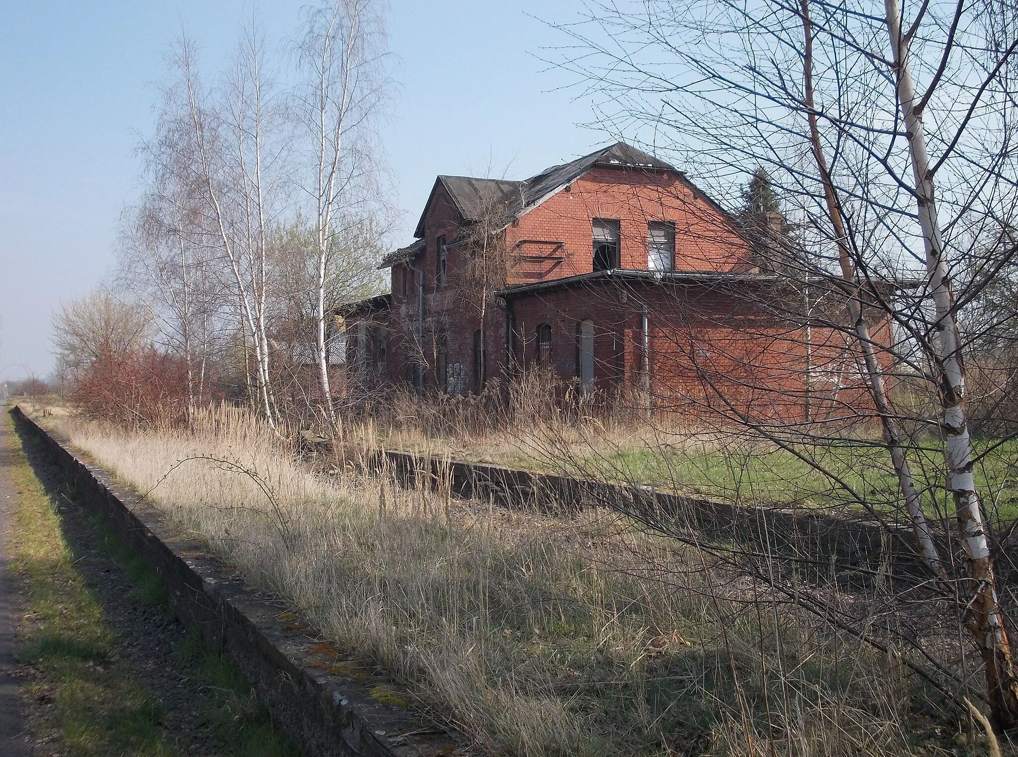 Photo showing: Former Kretzschau train station (district: Burgenlandkreis, Saxony-Anhalt)