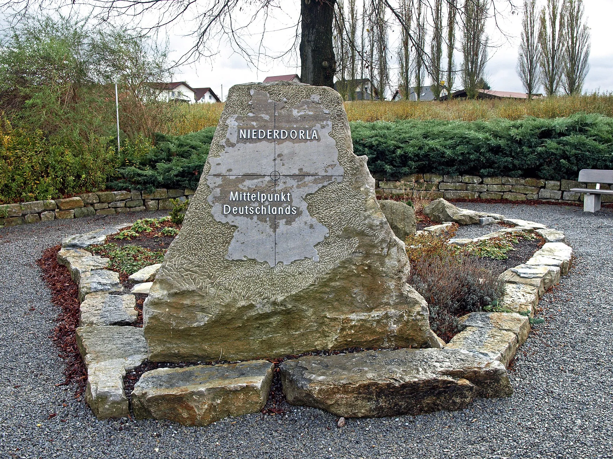 Photo showing: Mittelpunkt Deutschlands in Niederdorla