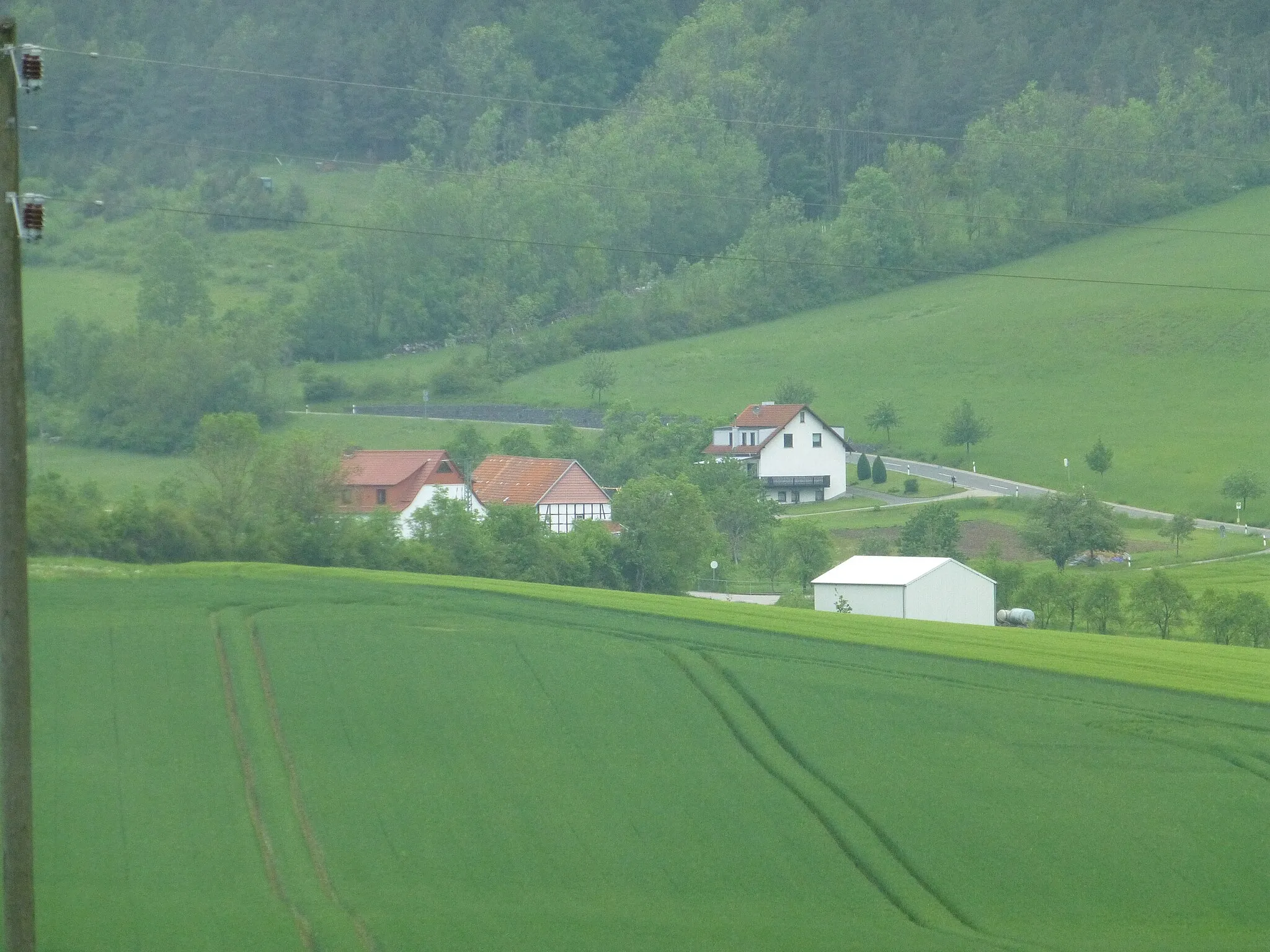 Photo showing: Blick zur ehemaligen Röhriger Mühle