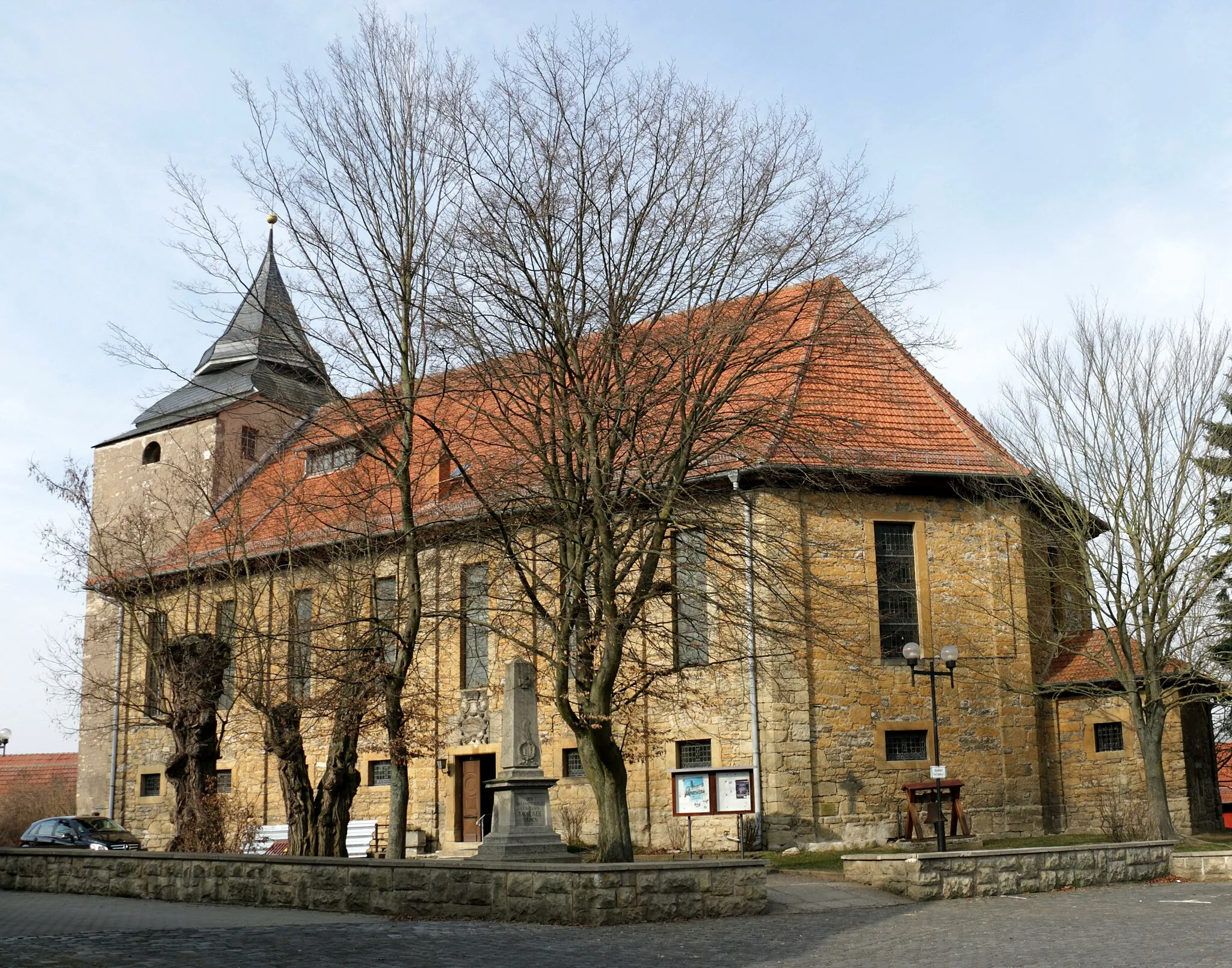 Photo showing: Evangelische Martinskirche in Mihla.