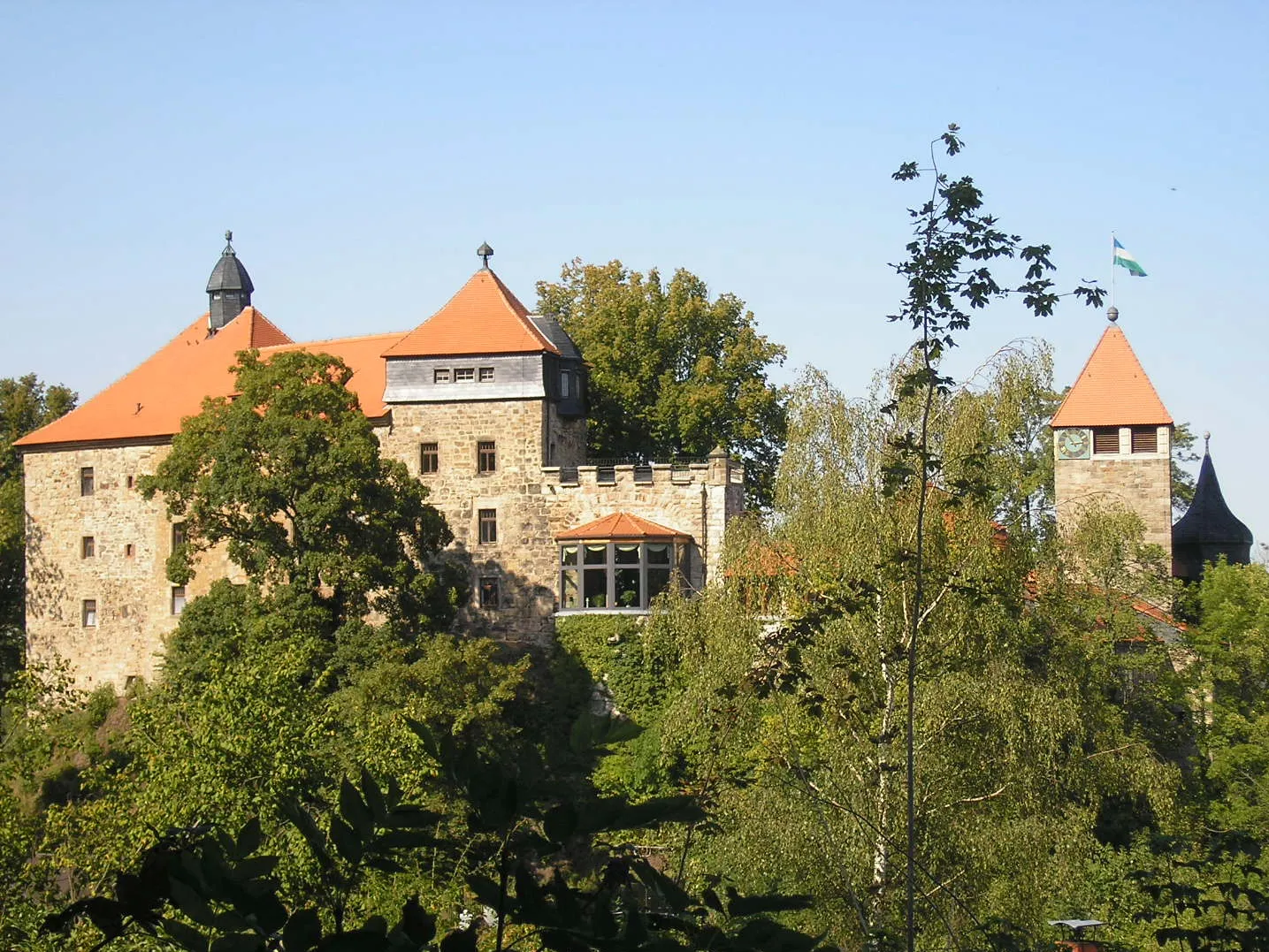 Photo showing: Das Schloss Elgersburg in Elgersburg bei Ilmenau (Thüringen, Deutschland).