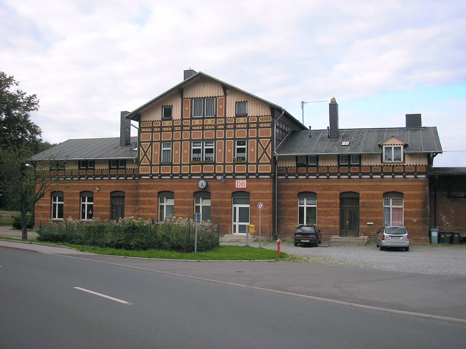 Photo showing: Der Bahnhof von Elgersburg bei Ilmenau in Thüringen