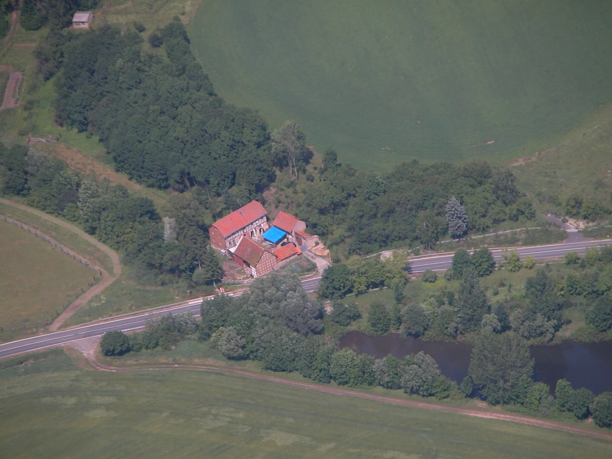 Photo showing: Gaststätte zur Alten Mühle in Blankenburg, 2005