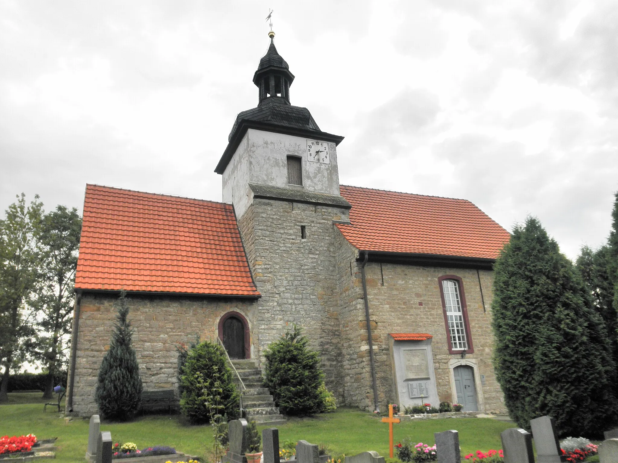 Photo showing: Church in Heichelheim in Thuringia