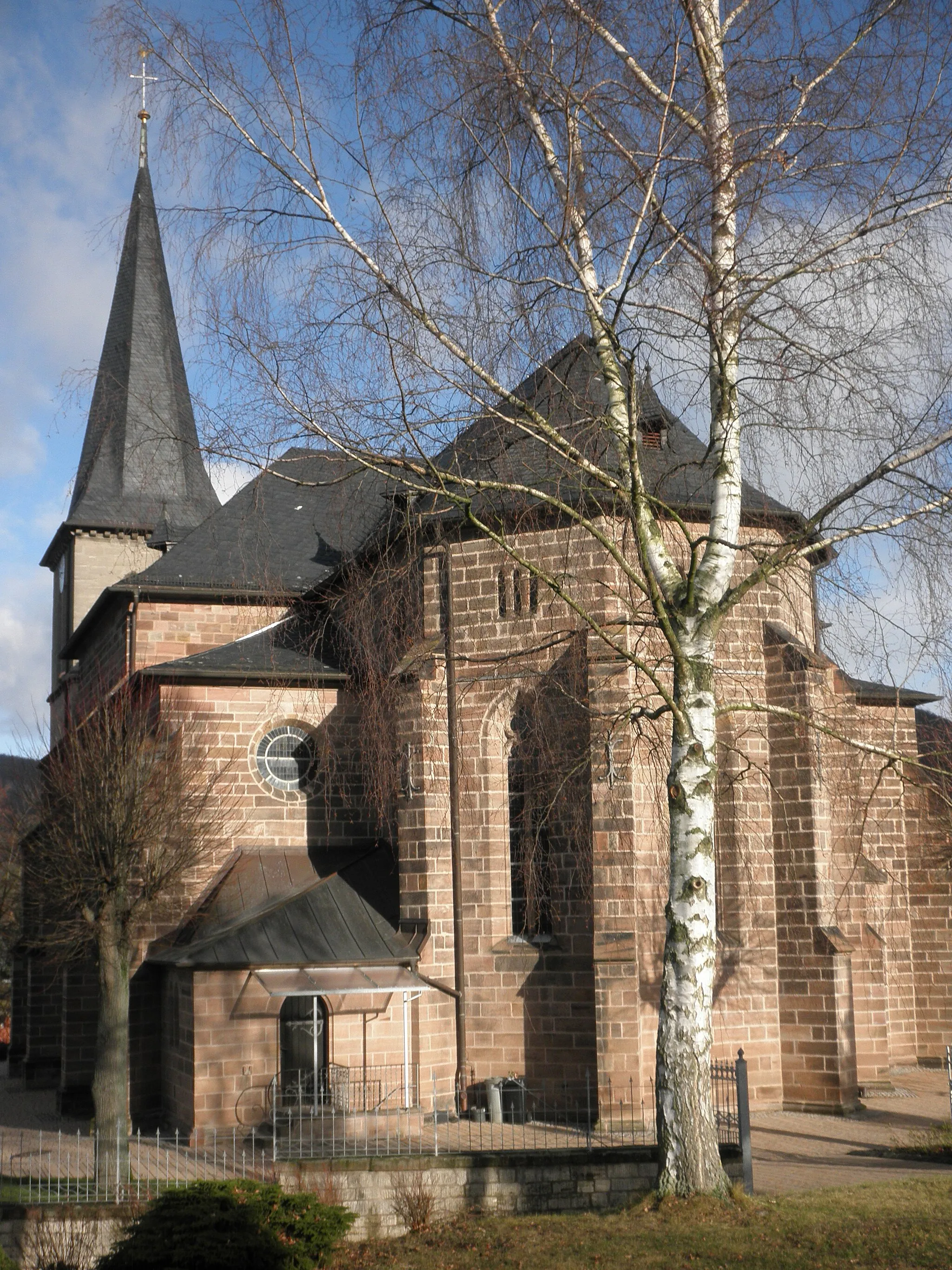 Photo showing: Church in Lengenfeld unterm Stein (Eichsfeld) in Thüringen