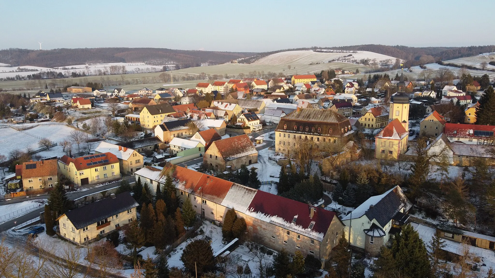 Photo showing: Lage der evangelische Dorfkirche in Silbitz (Koordinaten der Kirche: 50° 57′ 21.44″ N, 11° 59′ 50.24″ E)