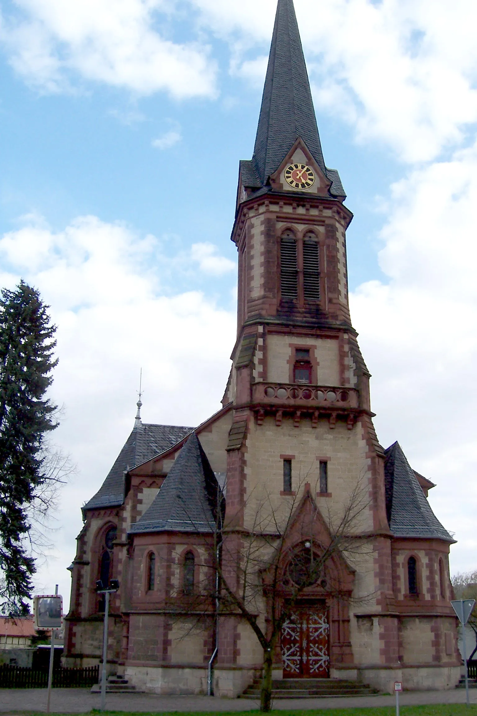 Photo showing: church St. Matthias in Stockhausen (Sondershausen)