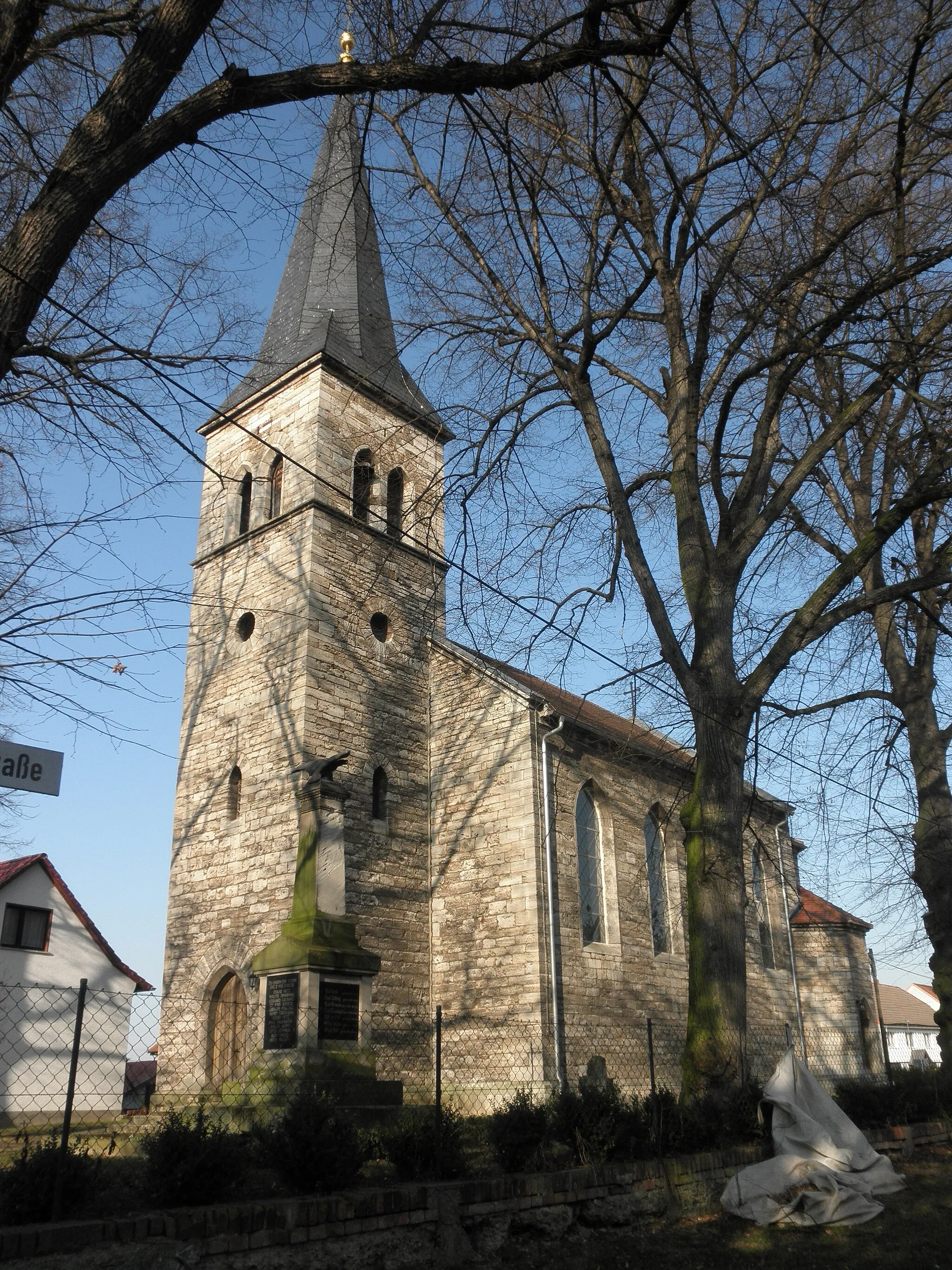 Photo showing: Church in Henschleben in Thuringia