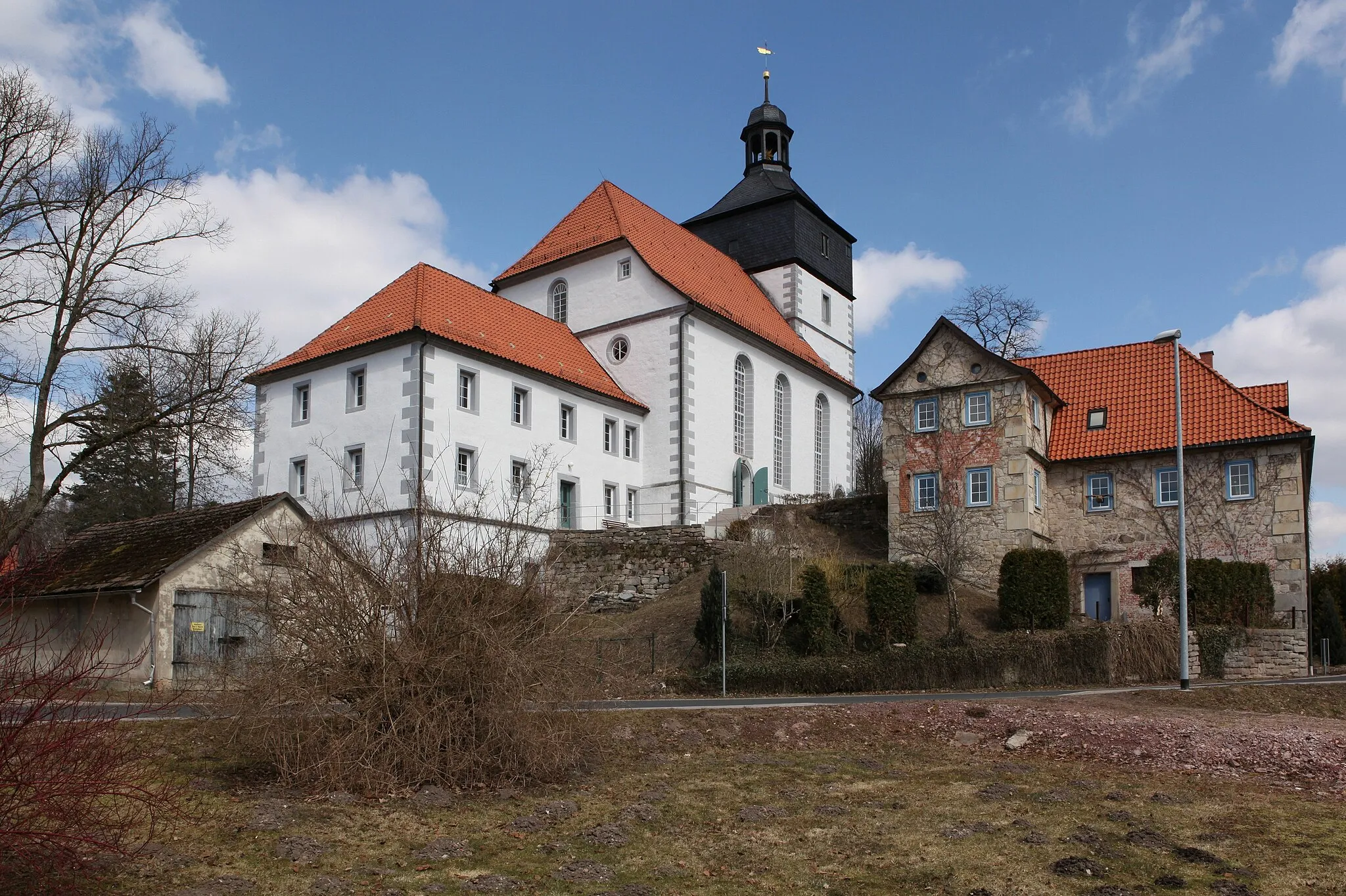 Photo showing: Evangelisch-Lutherische Kirche in Sankt Kilian, Ot von St. Kilian, Landkreis Hildburghausen
