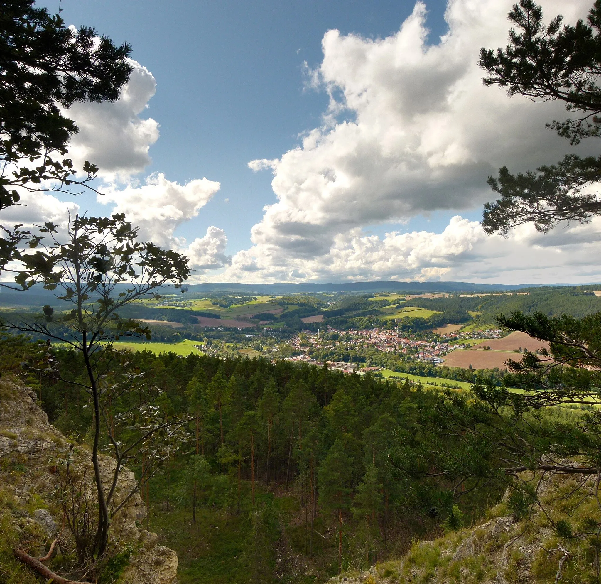 Photo showing: Plaue (Thüringen) von der Kanzel aus gesehen