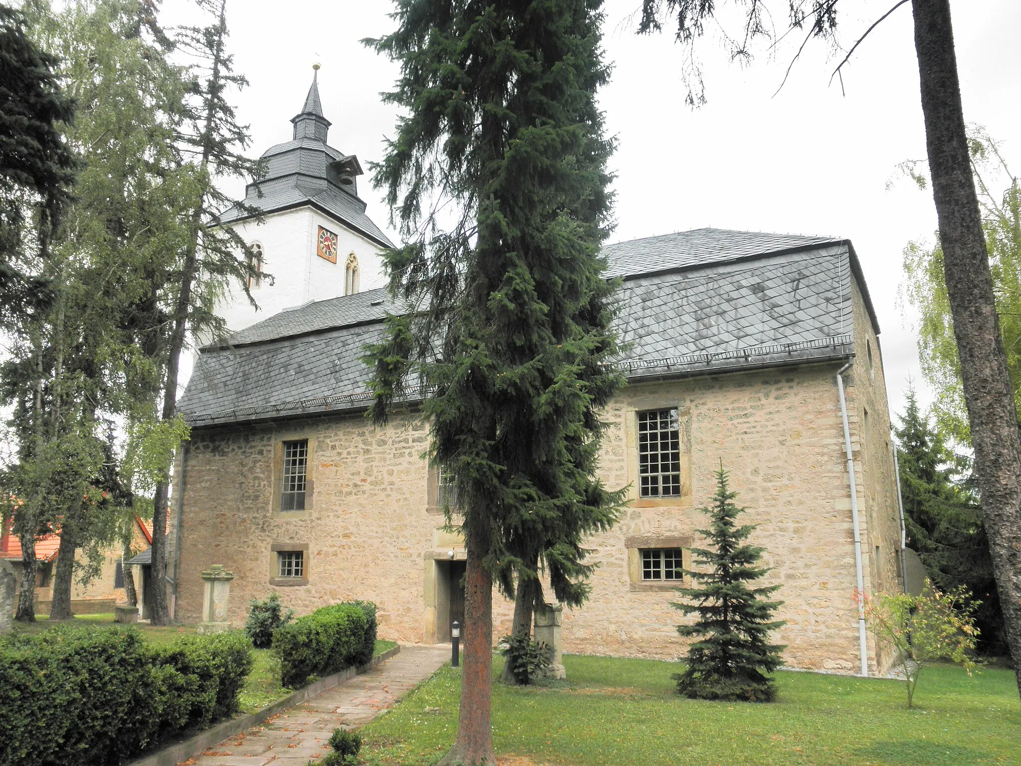 Photo showing: Church in Kutzleben in Thuringia